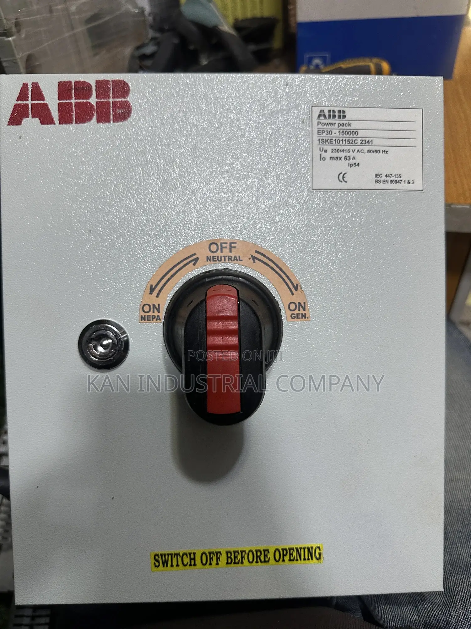 63amps Abb Change Over