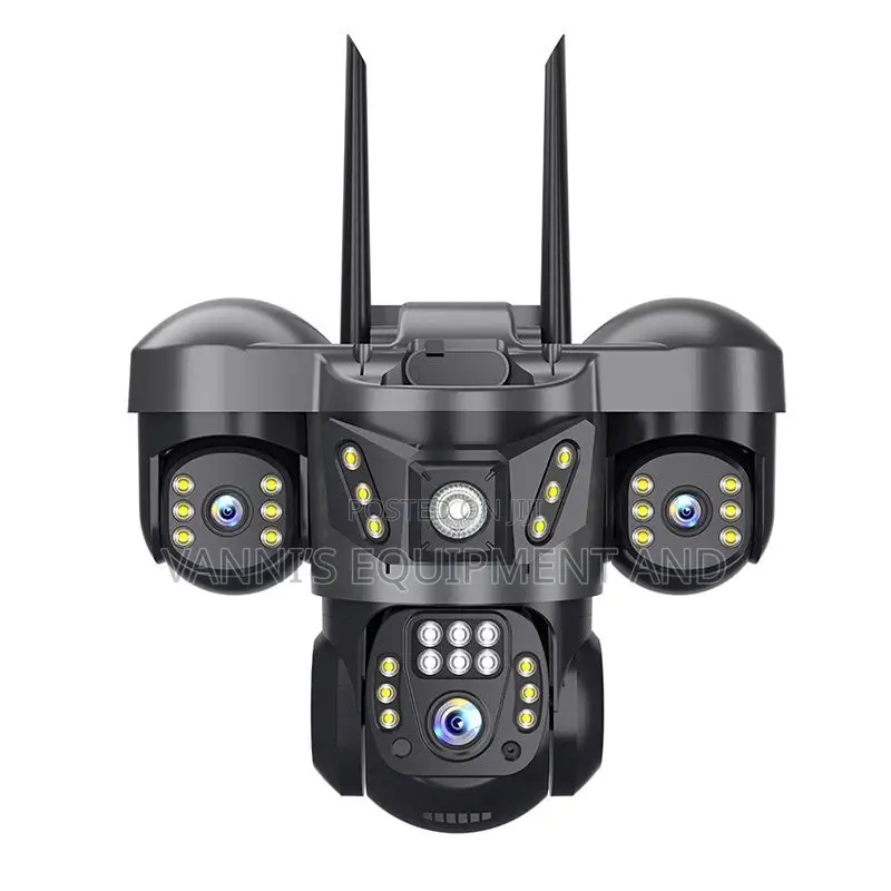 V380 Pro Triple-Lens 6mp PTZ Security Camera 4g