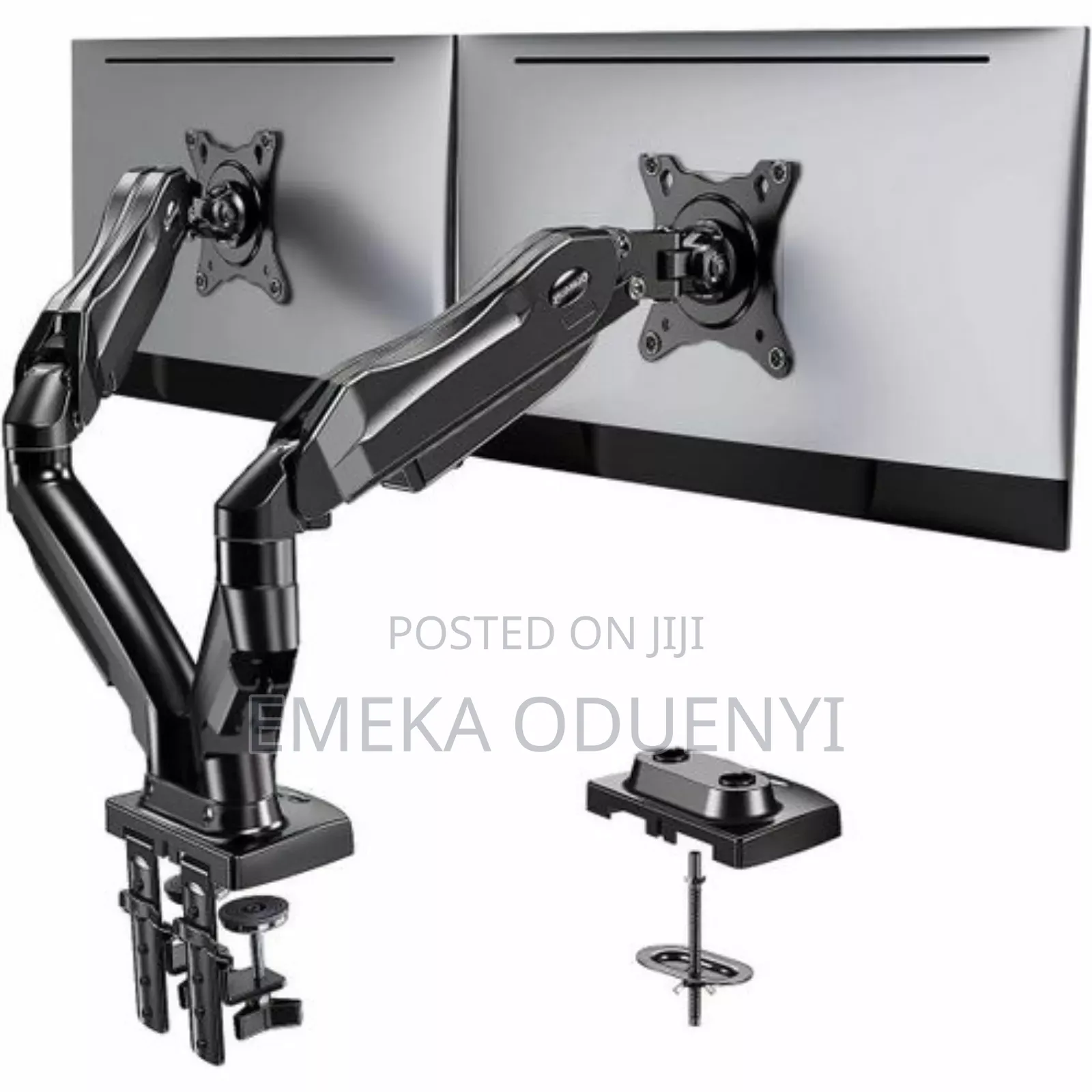 Huanuo Dual Monitor Stand 13 to 32 Inch Swivel Vesa Bracket