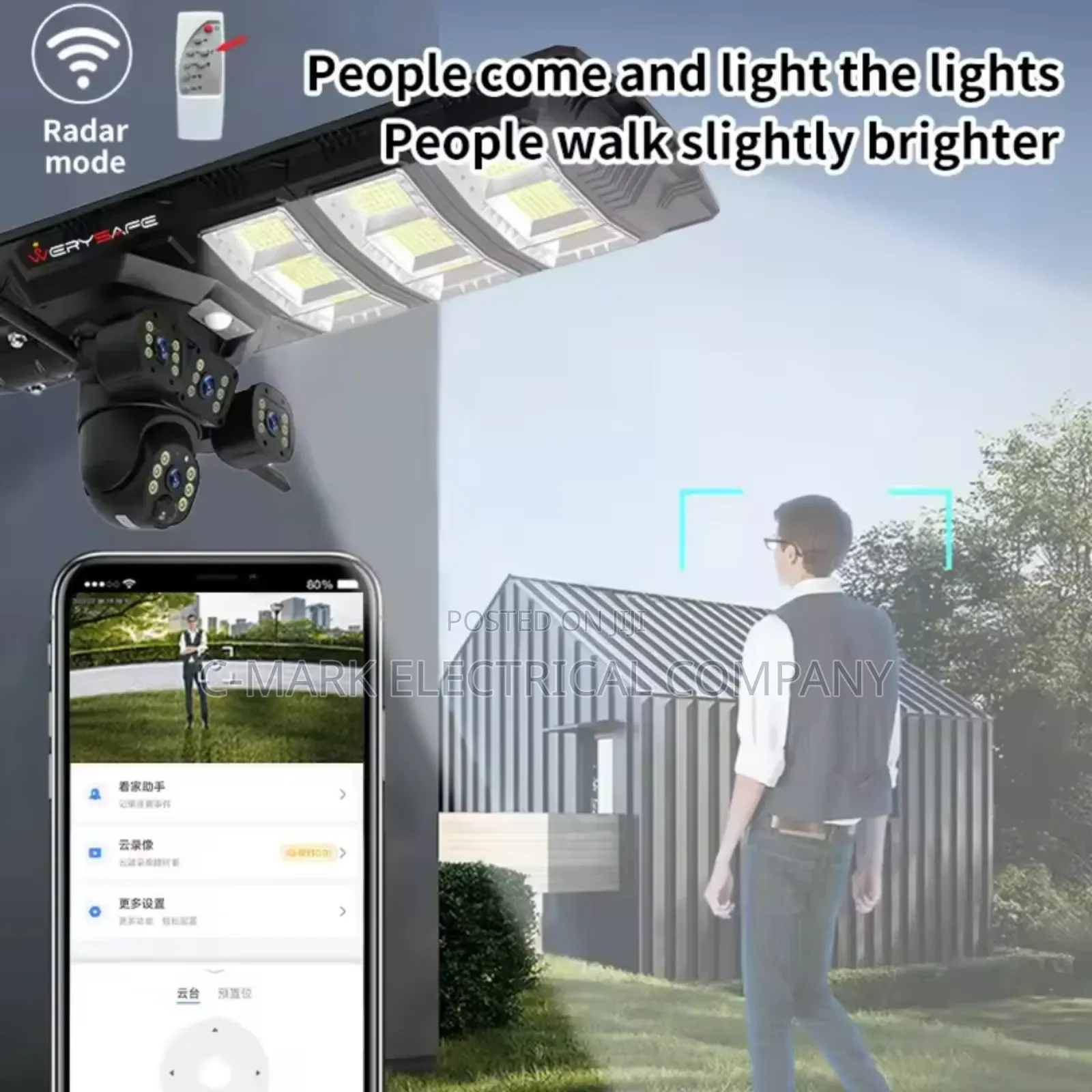 3 Lens Ir Distance Wireless 4g Solar Power Surveillance 3 Lens Camera
