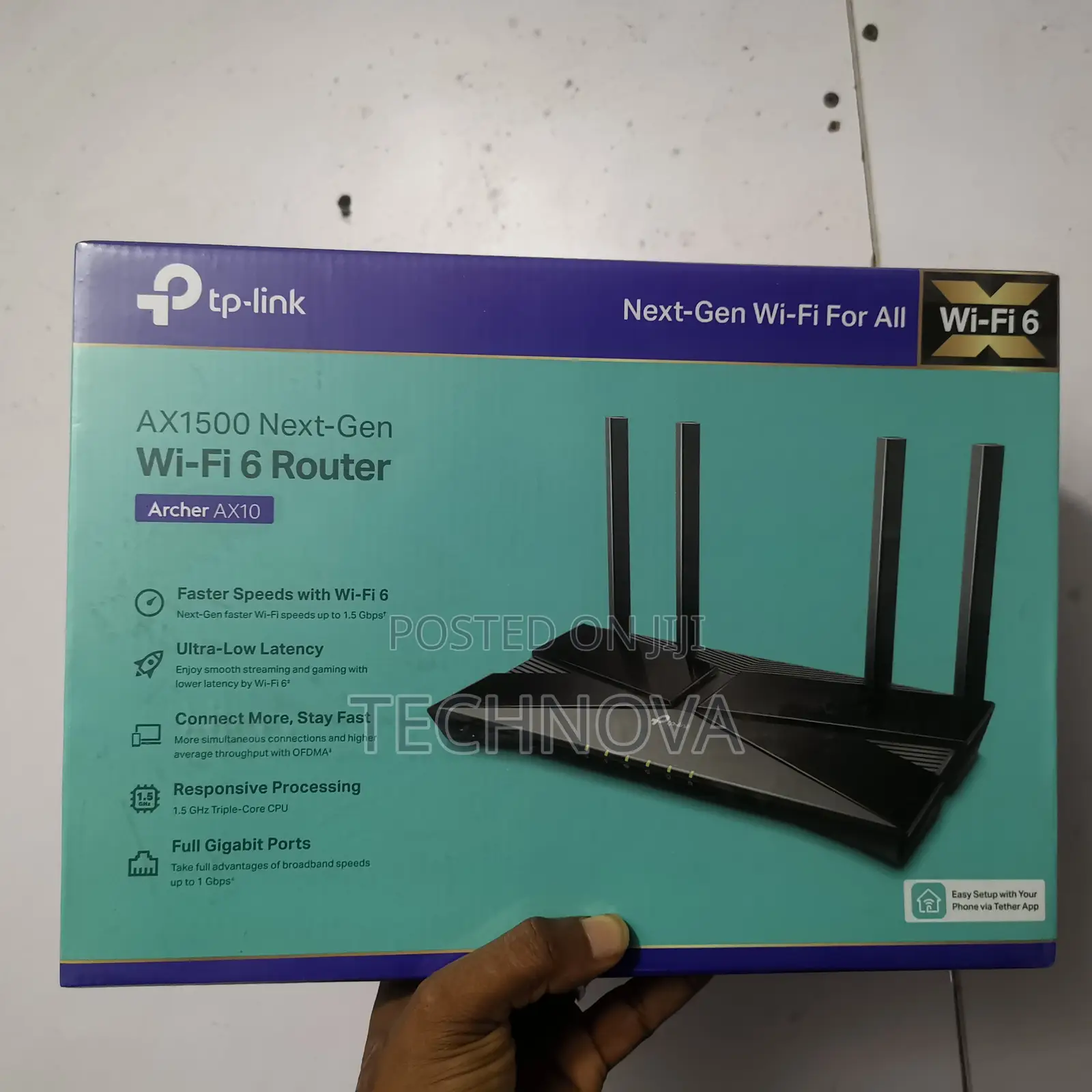 Tp-Link Archer Ax10 Ax1500 Next-Gen Wi-Fi 6 Router