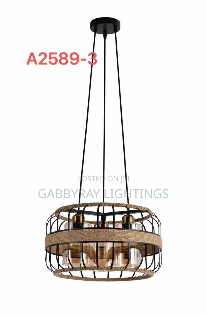 Premium Glass Iron Pendant