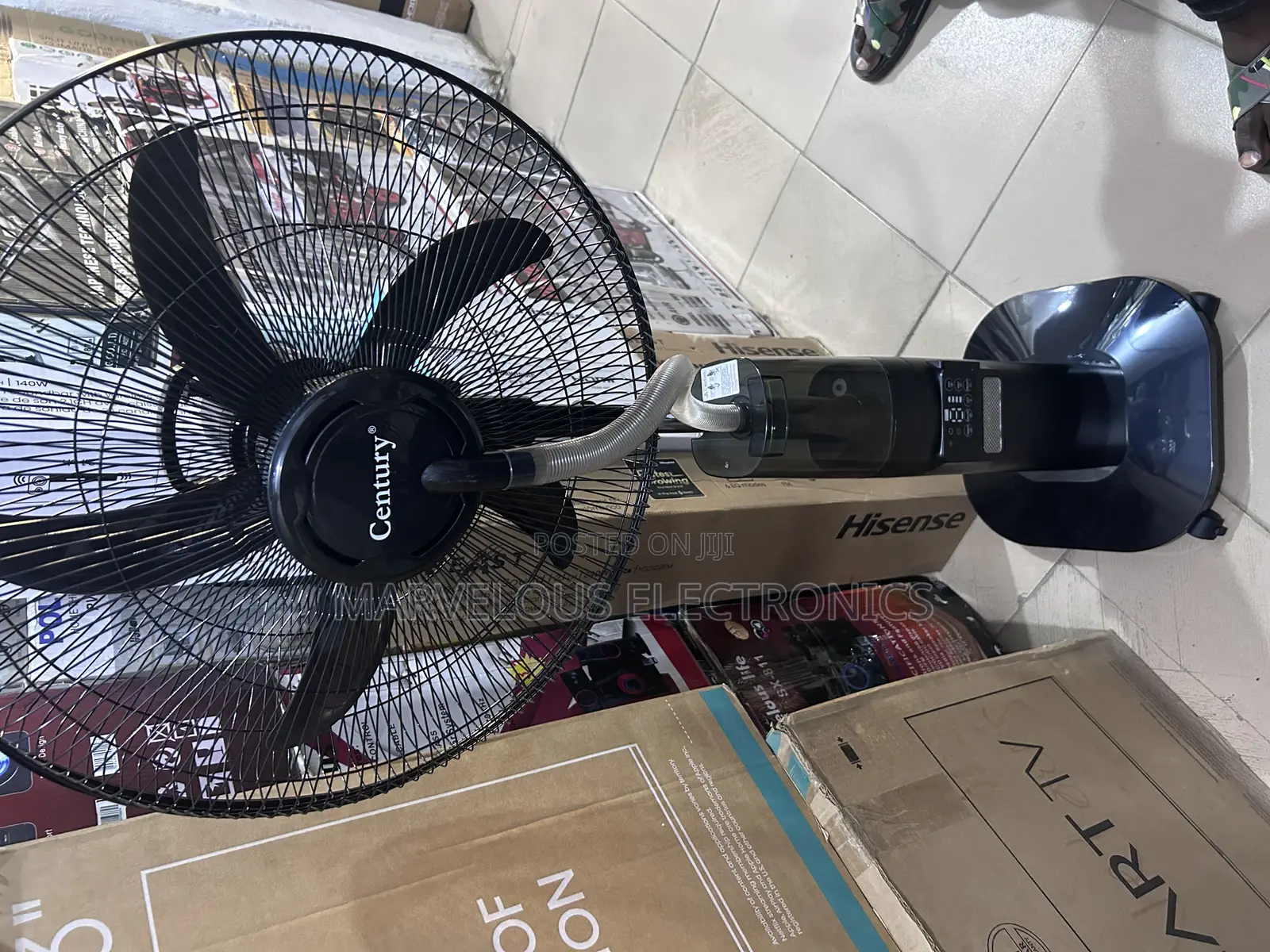Brand New 18inch Century Rechargeable Mist Fan Full Coper Engine
