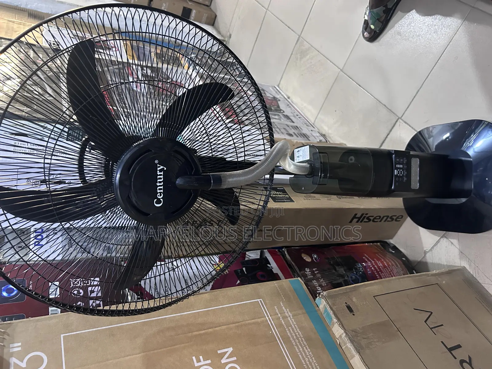 Brand New 18inch Century Rechargeable Mist Fan Full Coper Engine