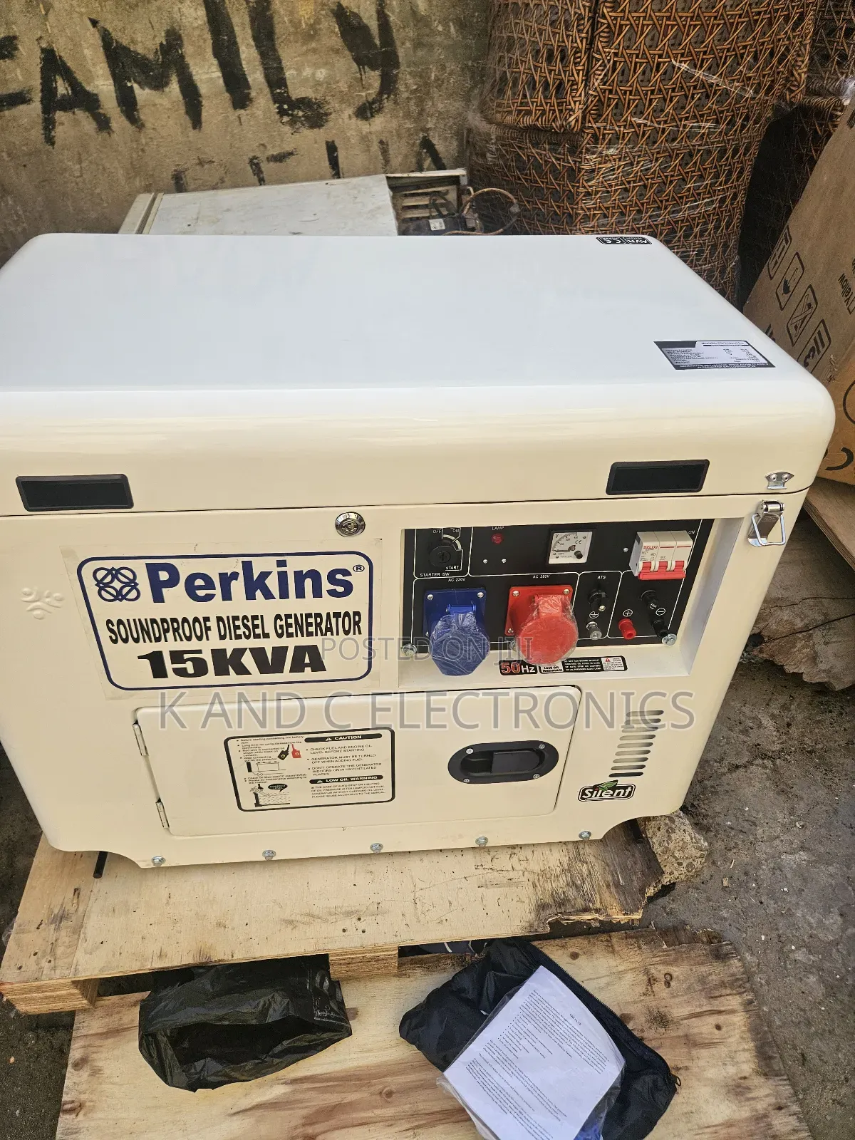 Industrial Perkins 15kva Diesel 3face Generator – Super Quiet