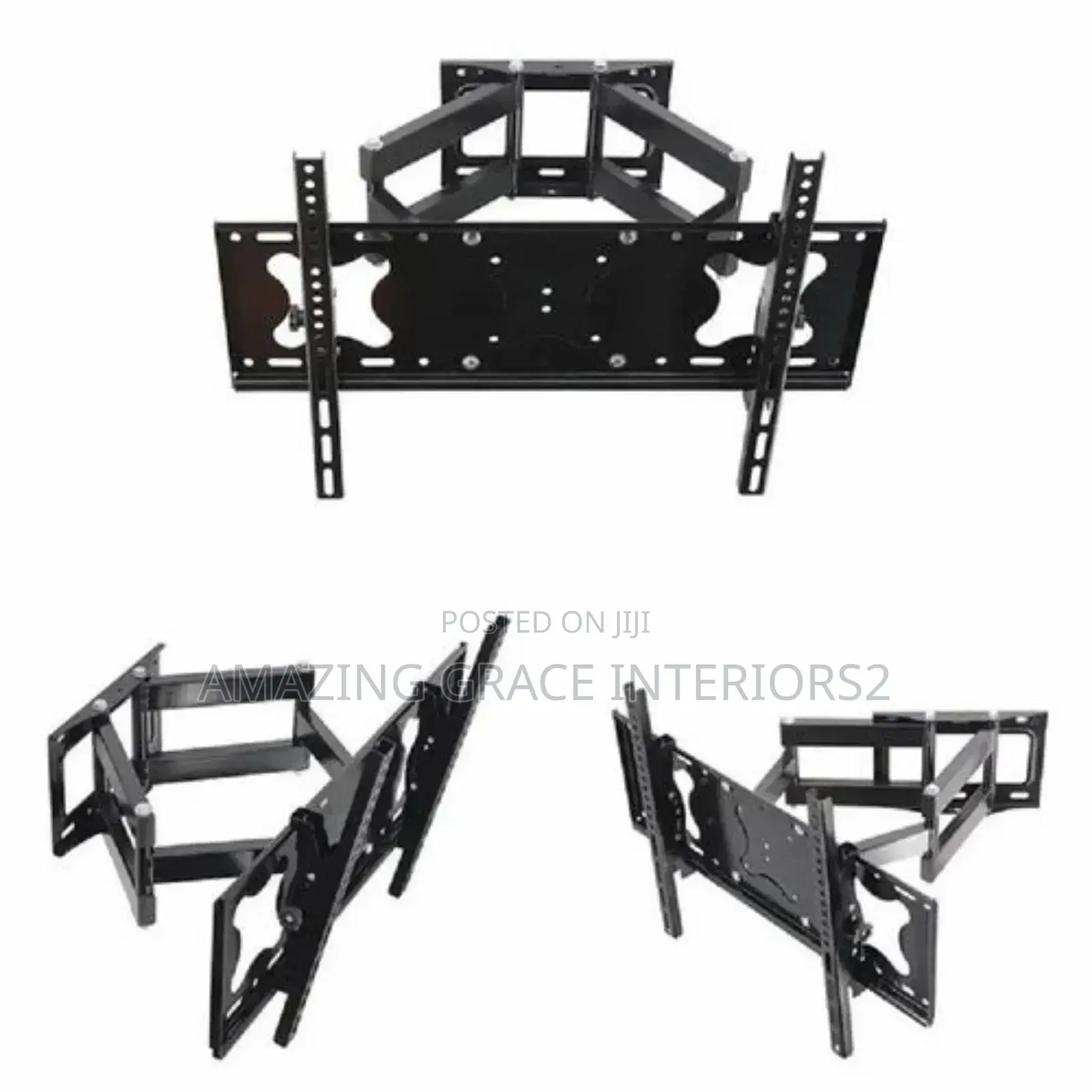40" - 100" Double Arm Swivel Tv Wall Mount