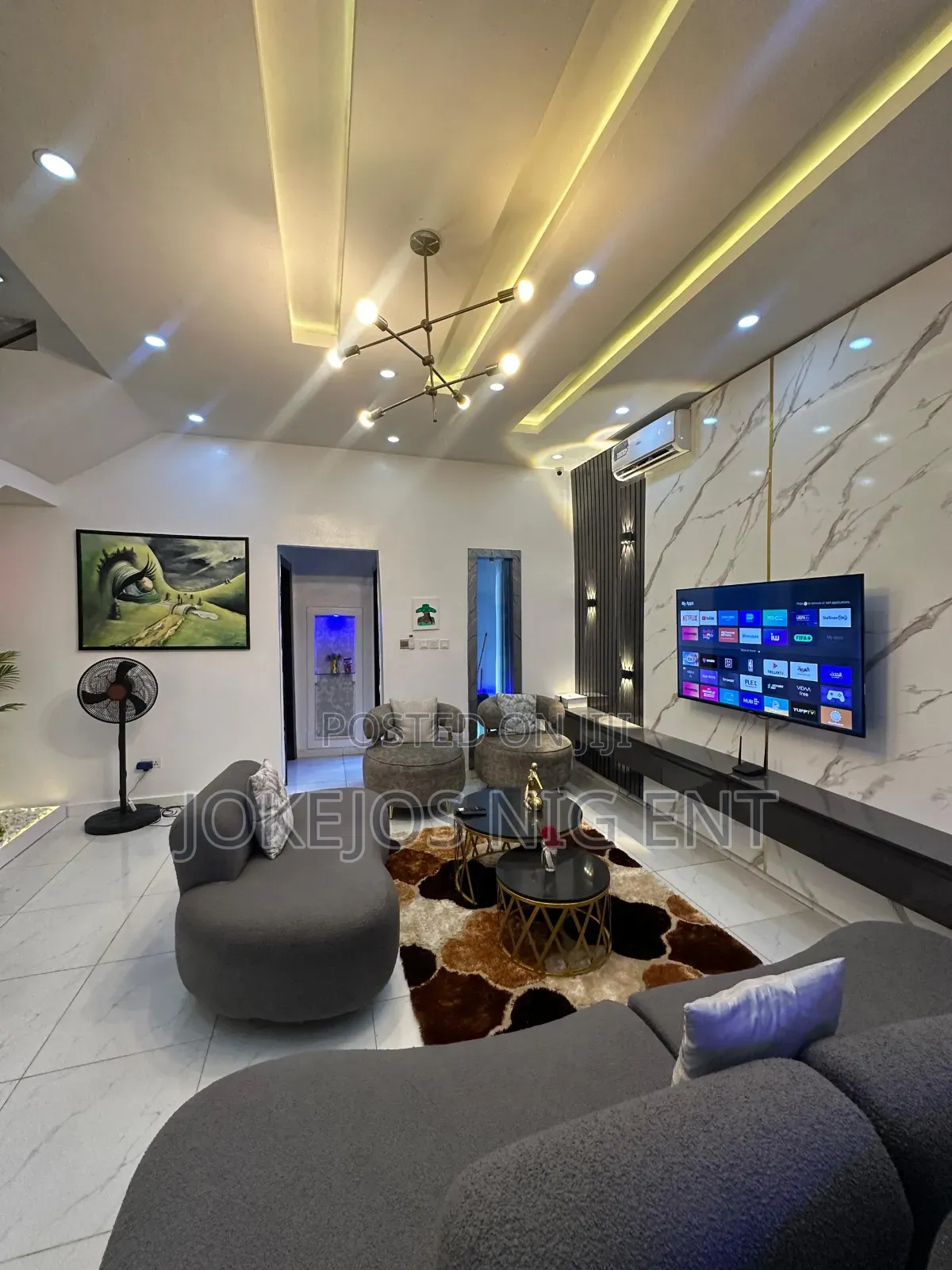 Furnished 4bdrm Duplex in Lekki Palm City for rent