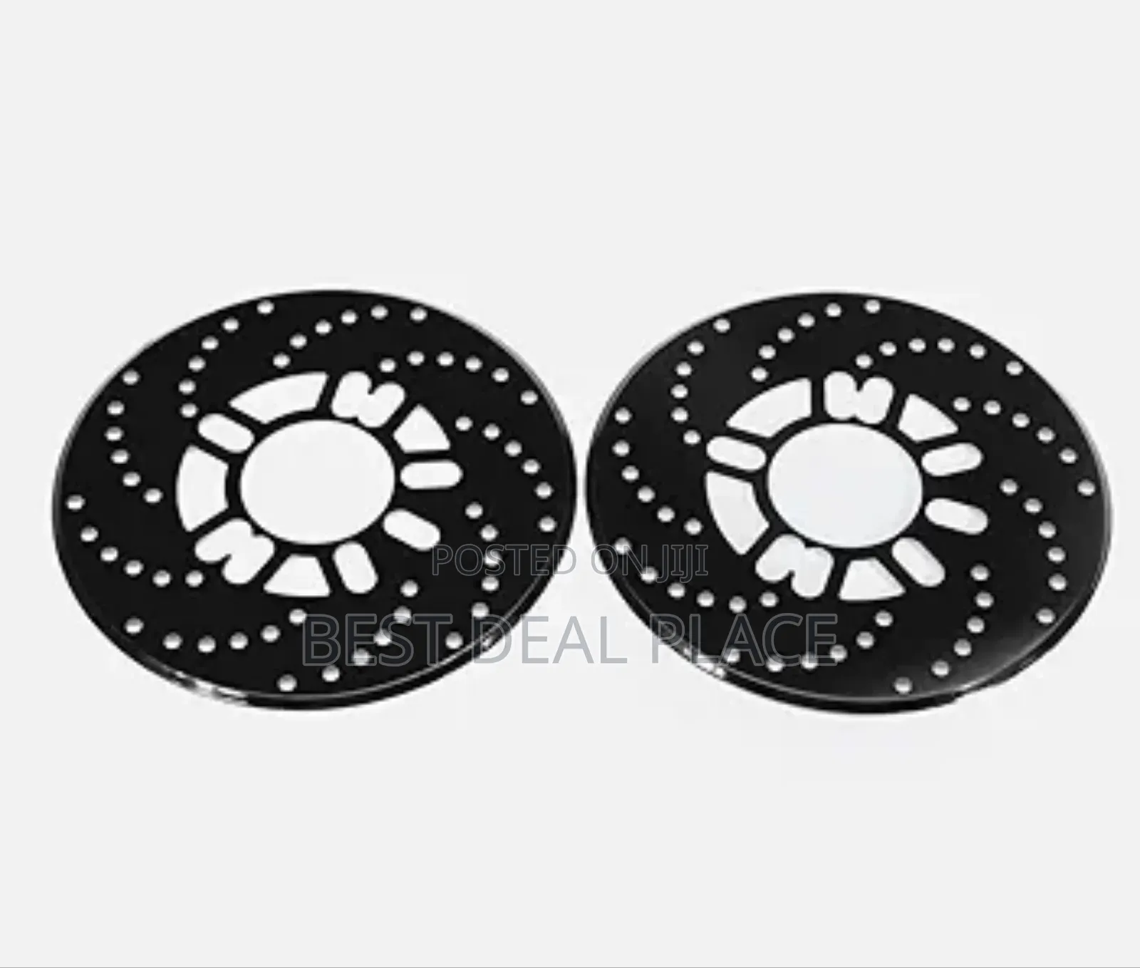 Sport Brake Disc Cover – Stylish Car Wheel Upgrade 2pcs Set Black