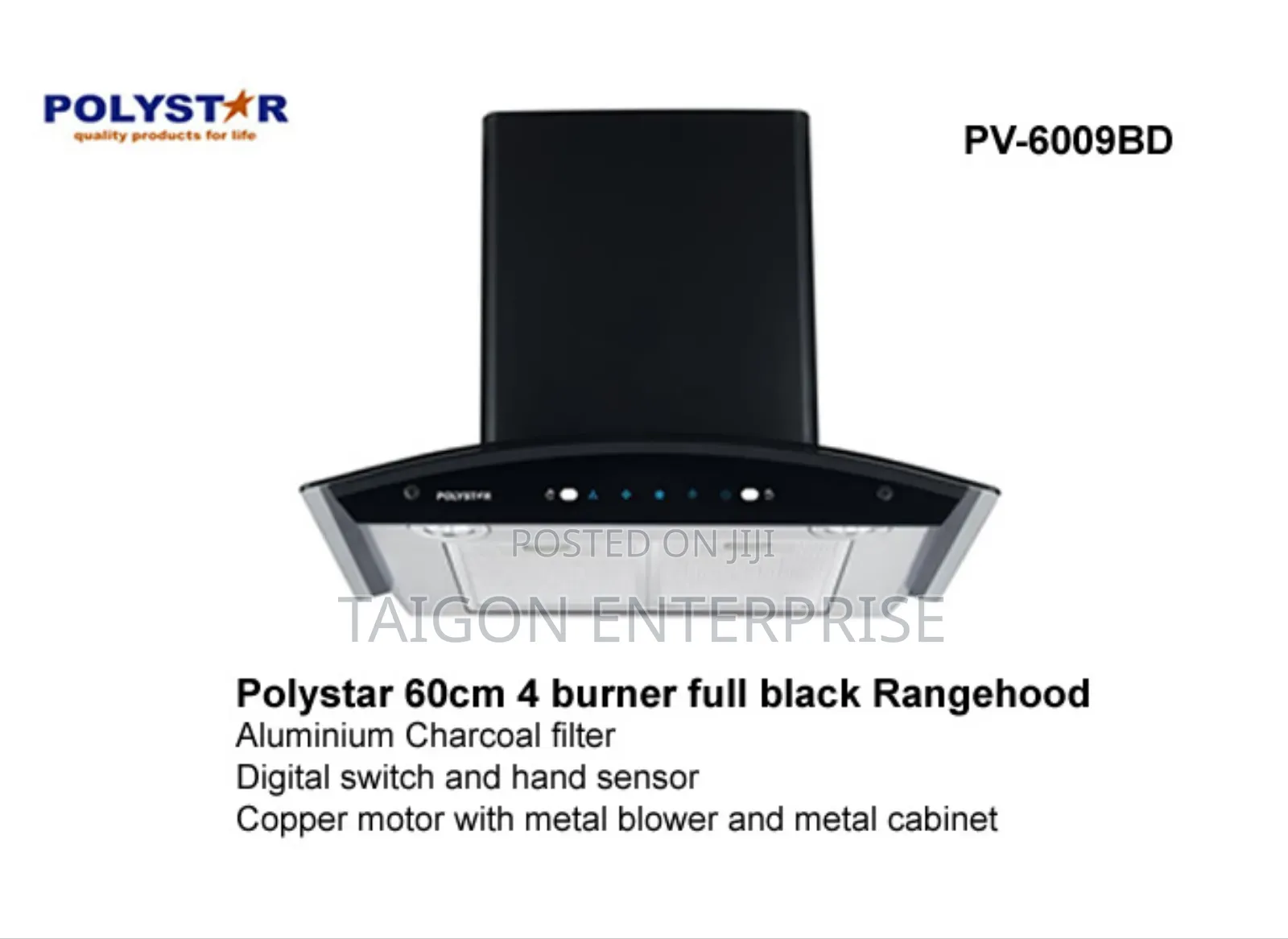 Rang Hood/ Smoke and Heat Extractor