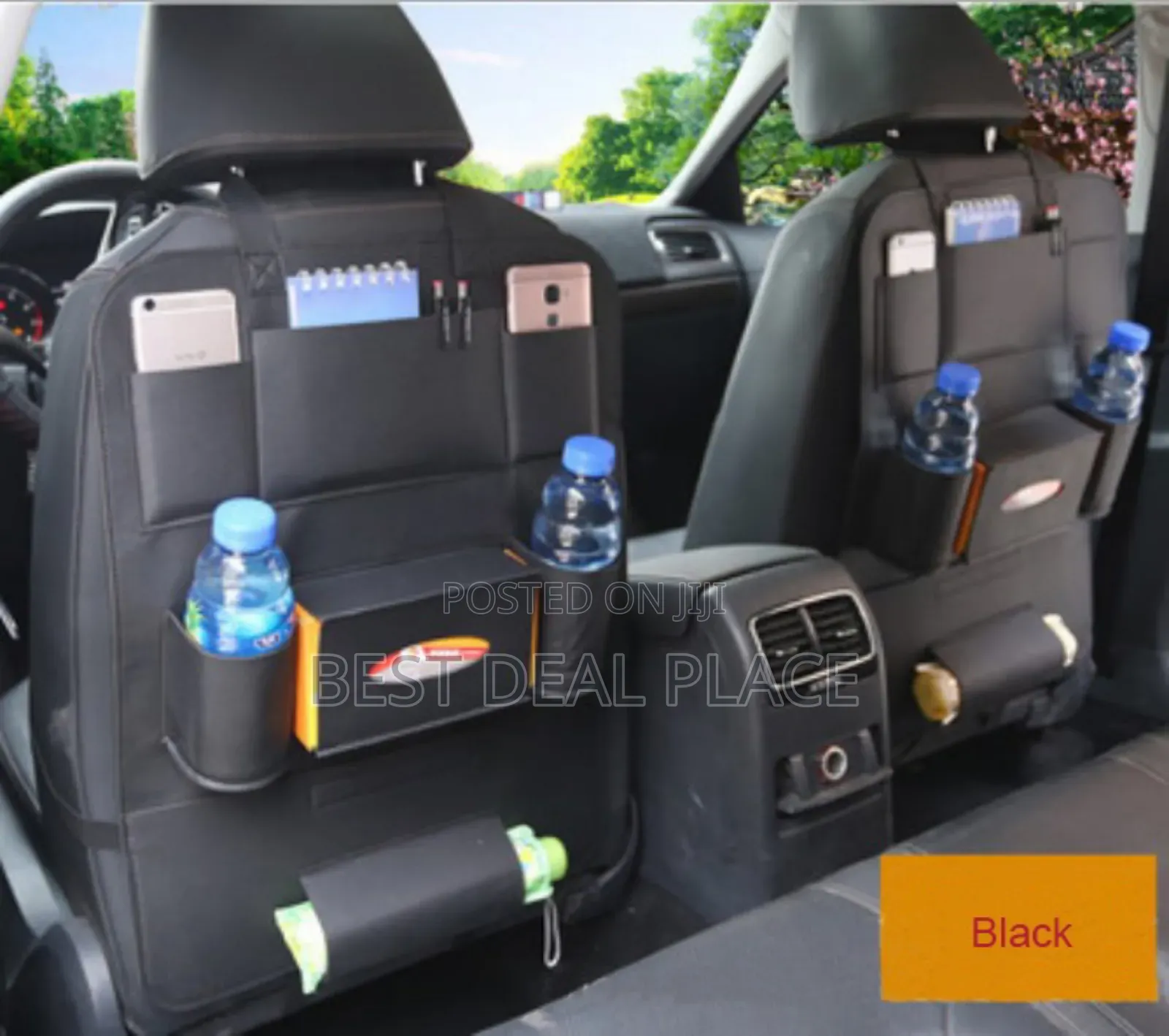 Car Seat Back Organizer – Premium Leather Available in 1pcs 2pcs