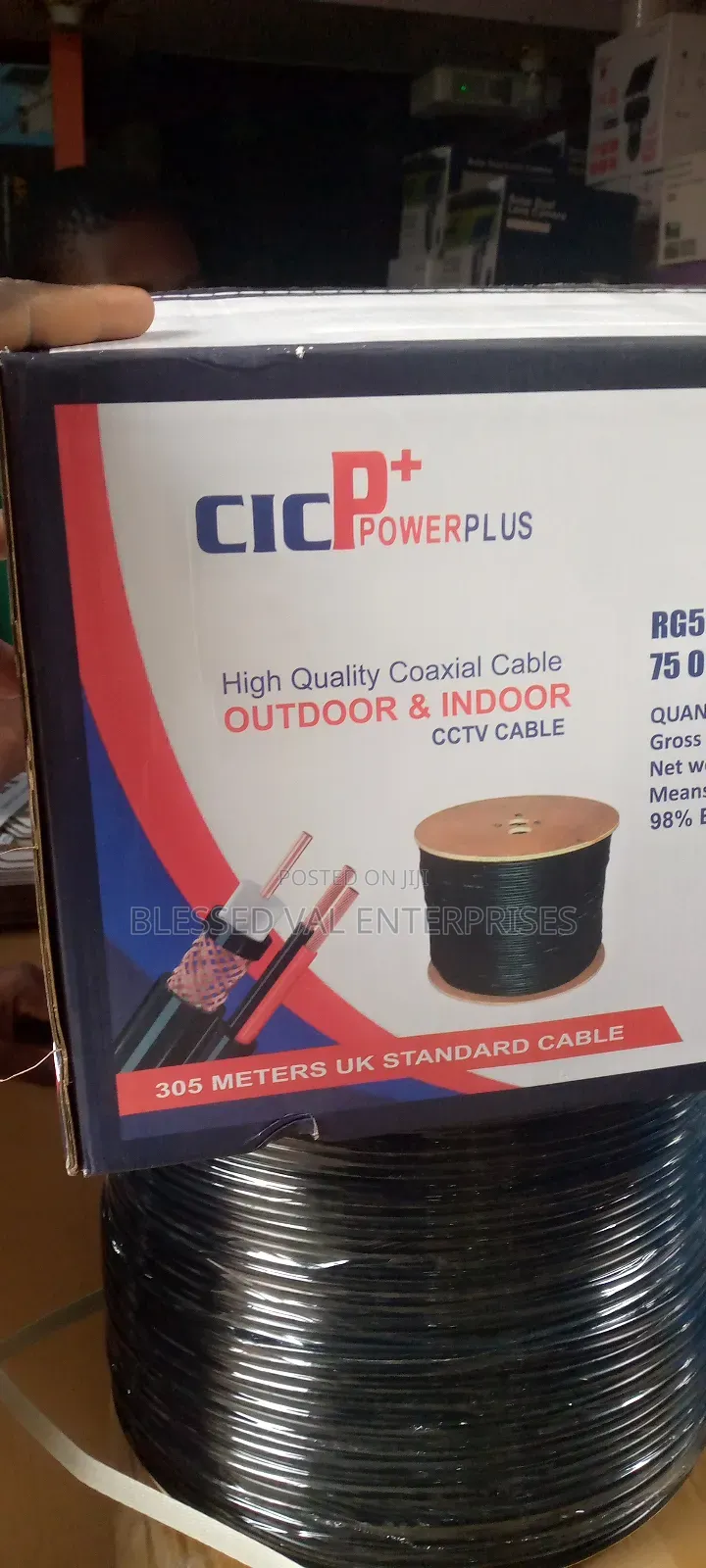 Cicpowerplus Outdoor And Indoor Cctv Cable 305 Meters