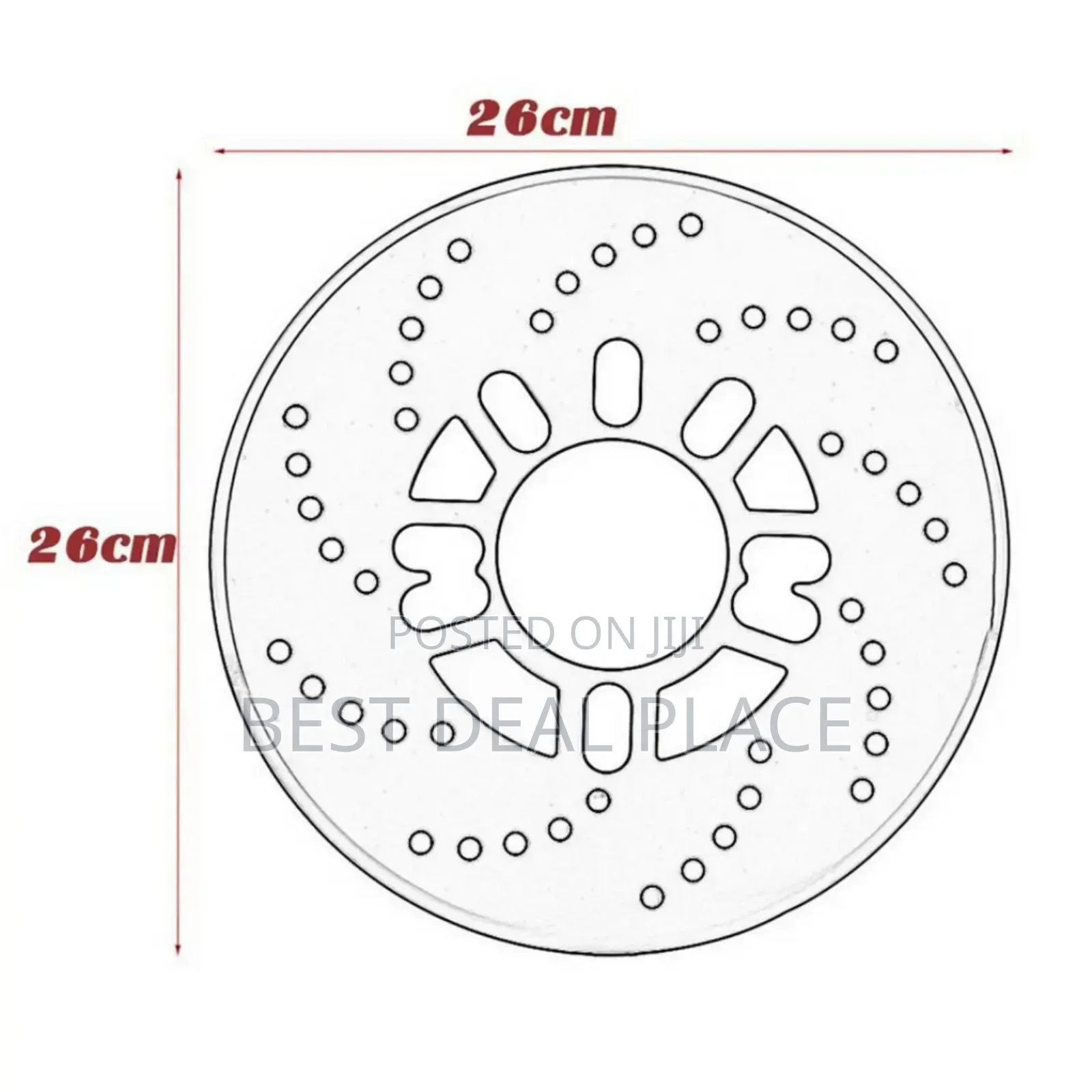 Sport Brake Disc Cover – Stylish Car Wheel Upgrade 2pcs Set Silver