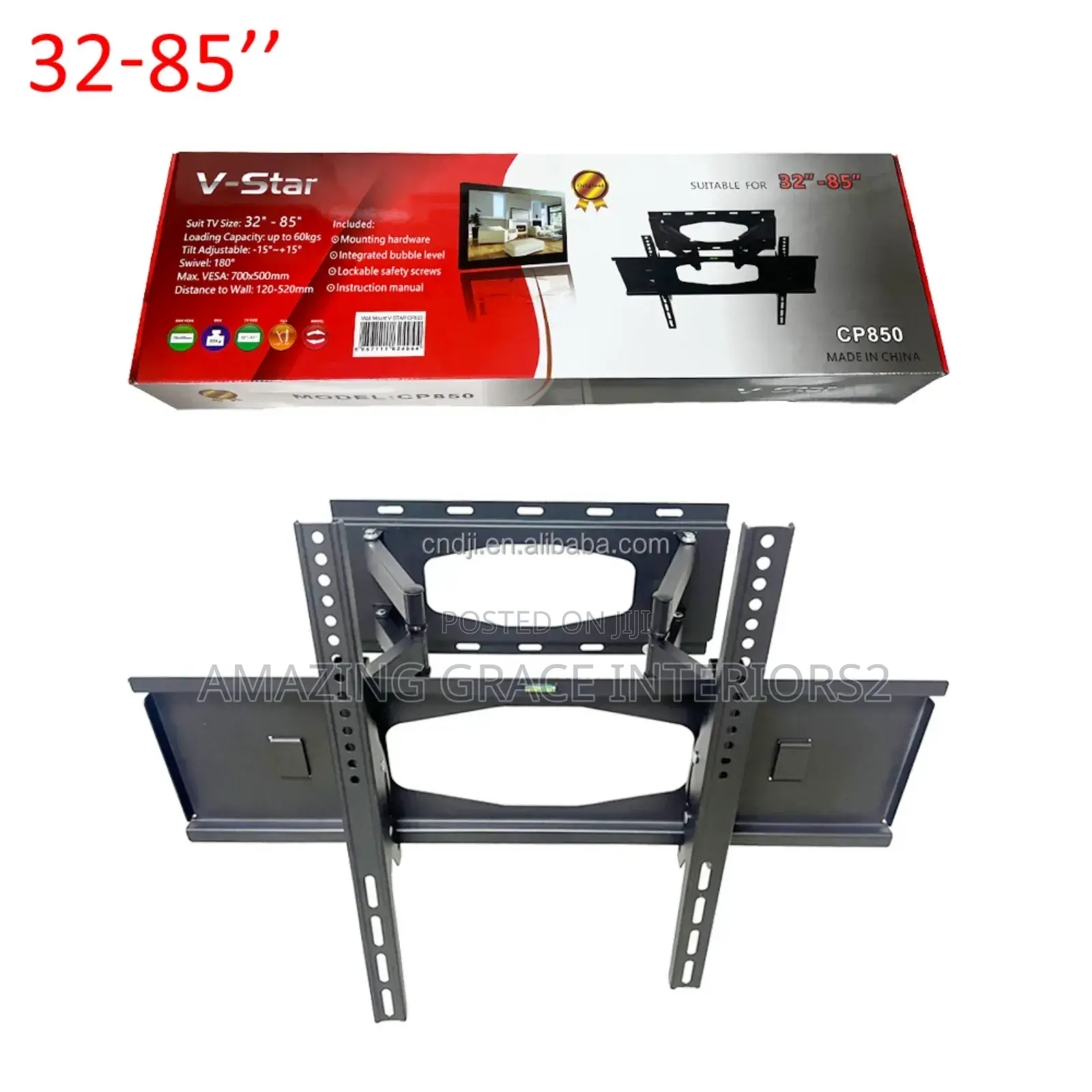 Full Motion LCD Led Fits 32-85inches