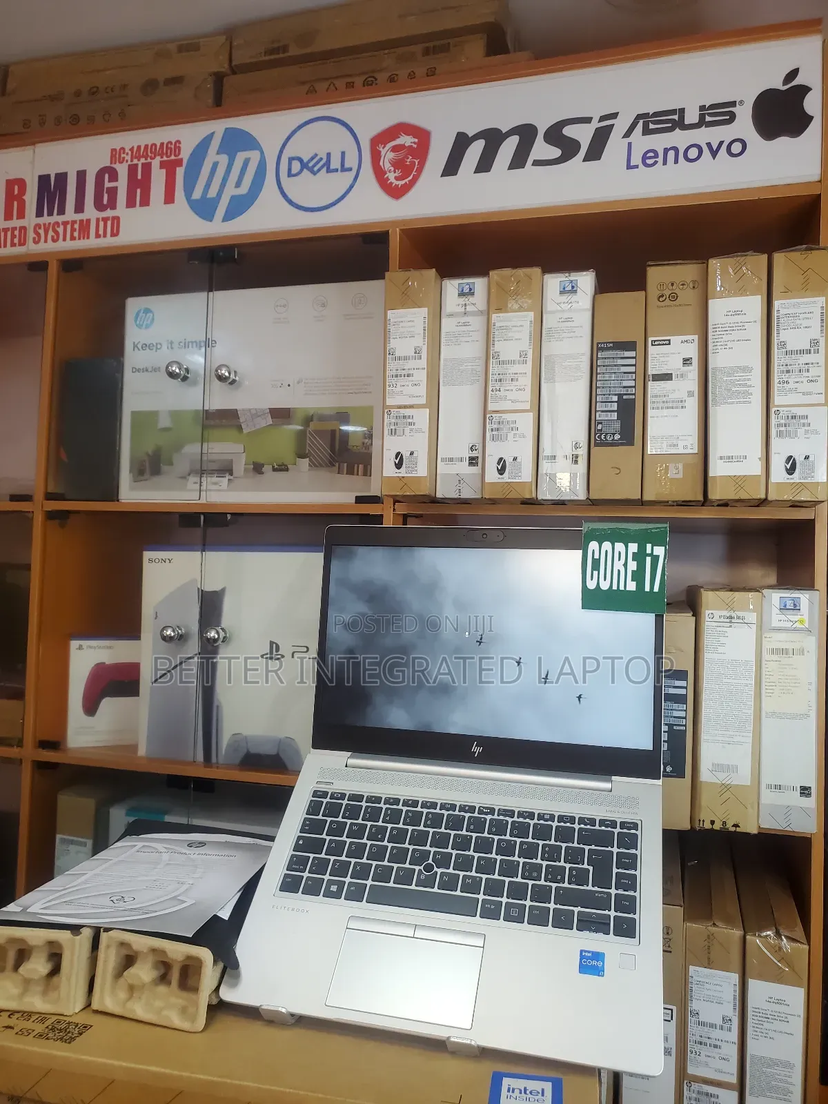 New Laptop HP EliteBook 830 12GB Intel Core 7 SSD 256GB
