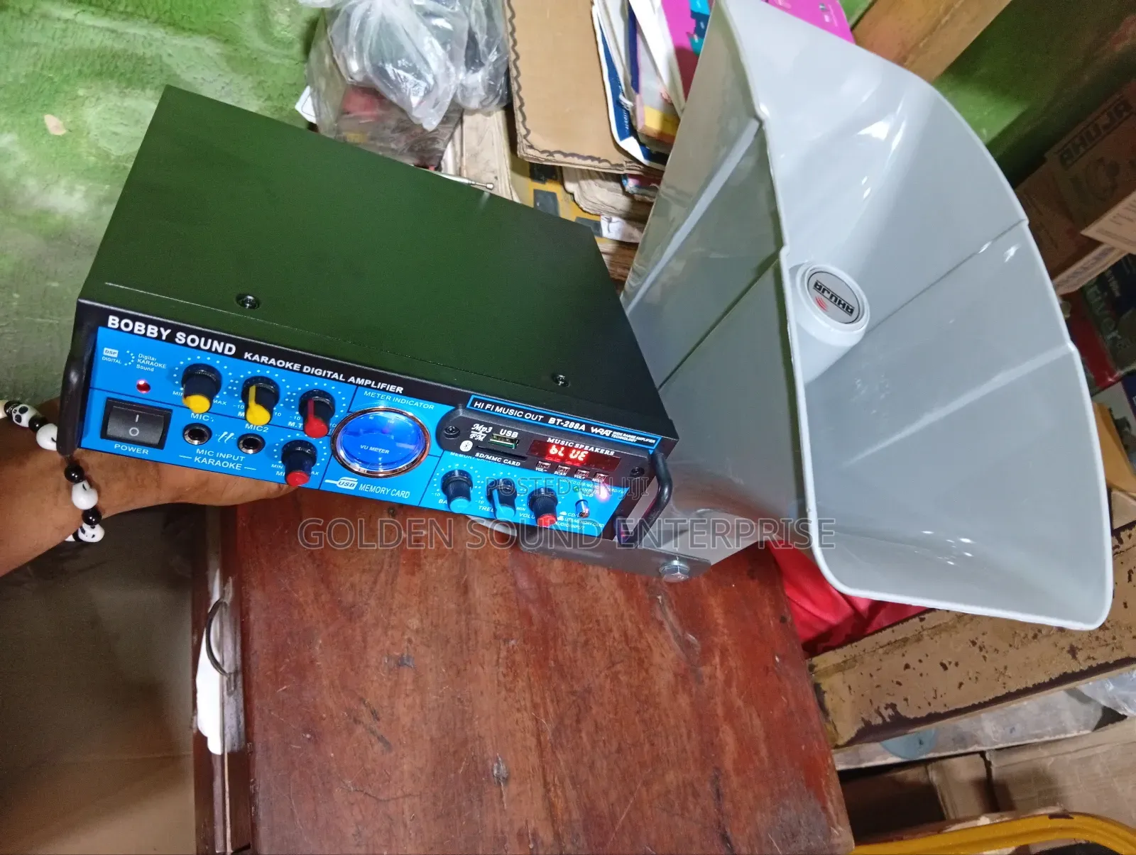 Ahuja Unit Horn Speaker Suh40 With Amplifier 288