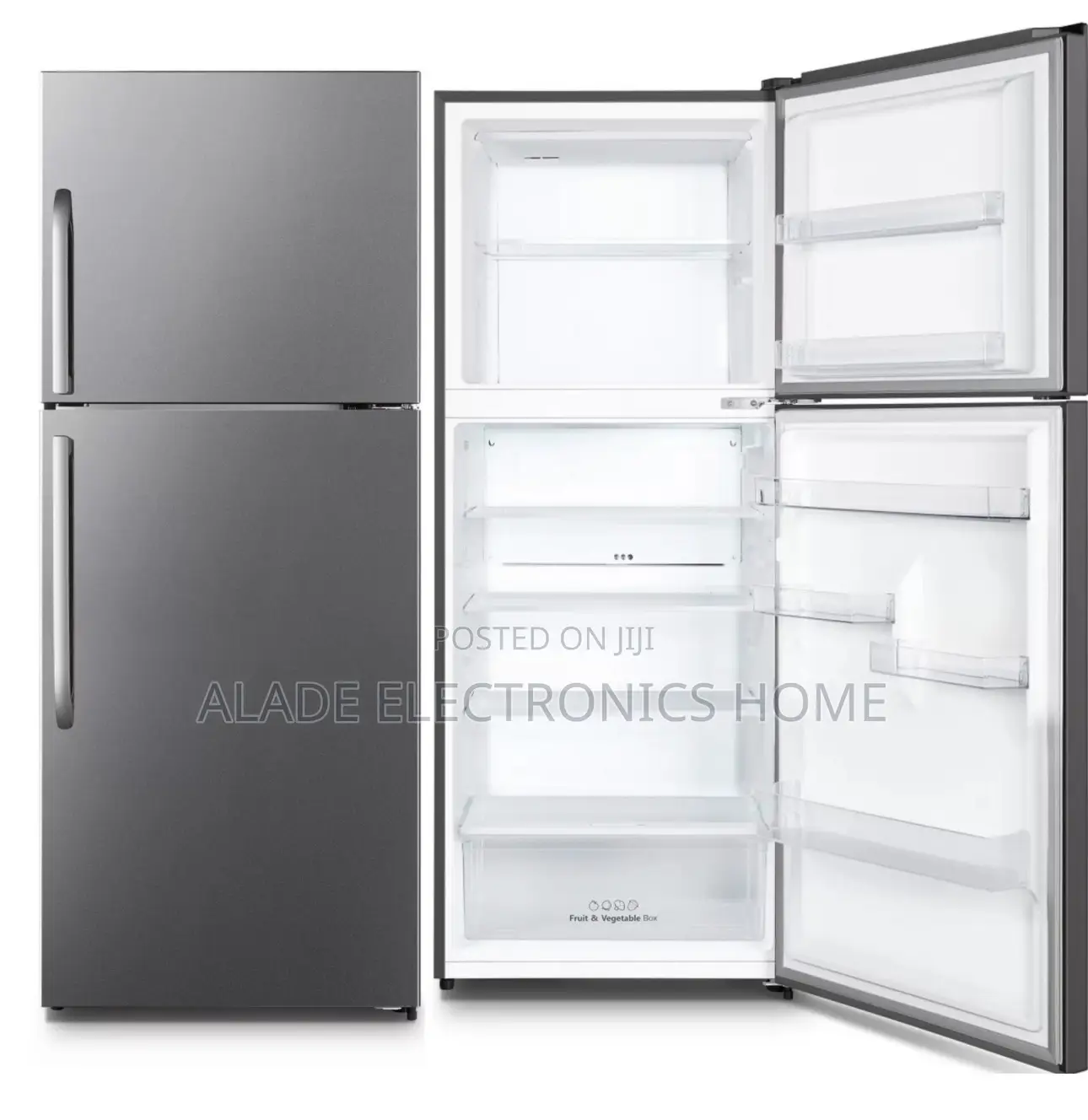 504ltrs” Hisense Double Door Inveter Refrigerator 10yrs Waranty