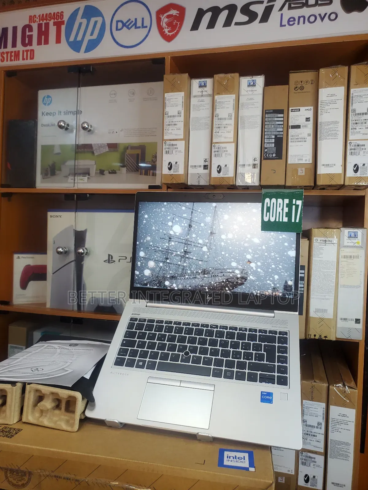 New Laptop HP EliteBook 830 16GB Intel Core 7 SSD 512GB