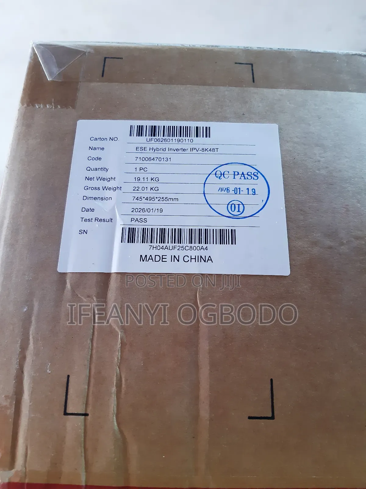 Itel Solar Inverter 8.2kva 48v Hybrid