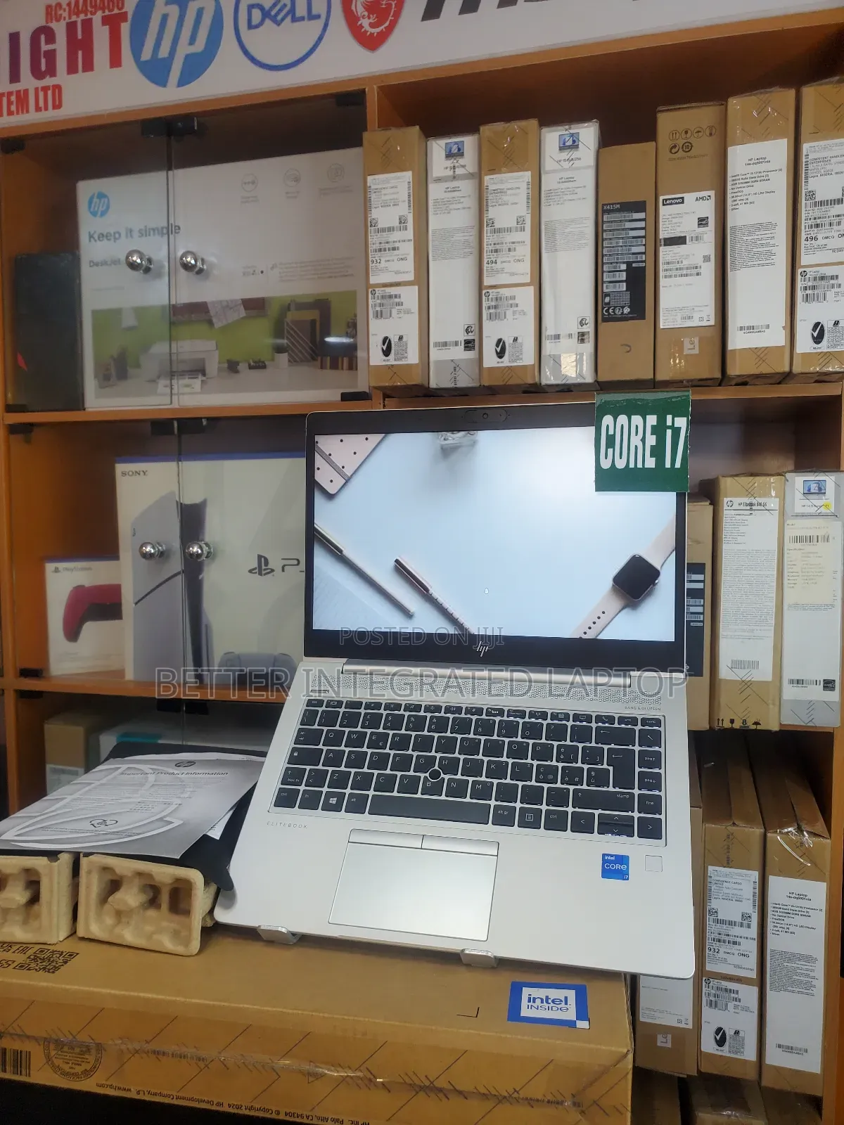 New Laptop HP EliteBook 830 G5 8GB Intel Core 7 SSD 256GB