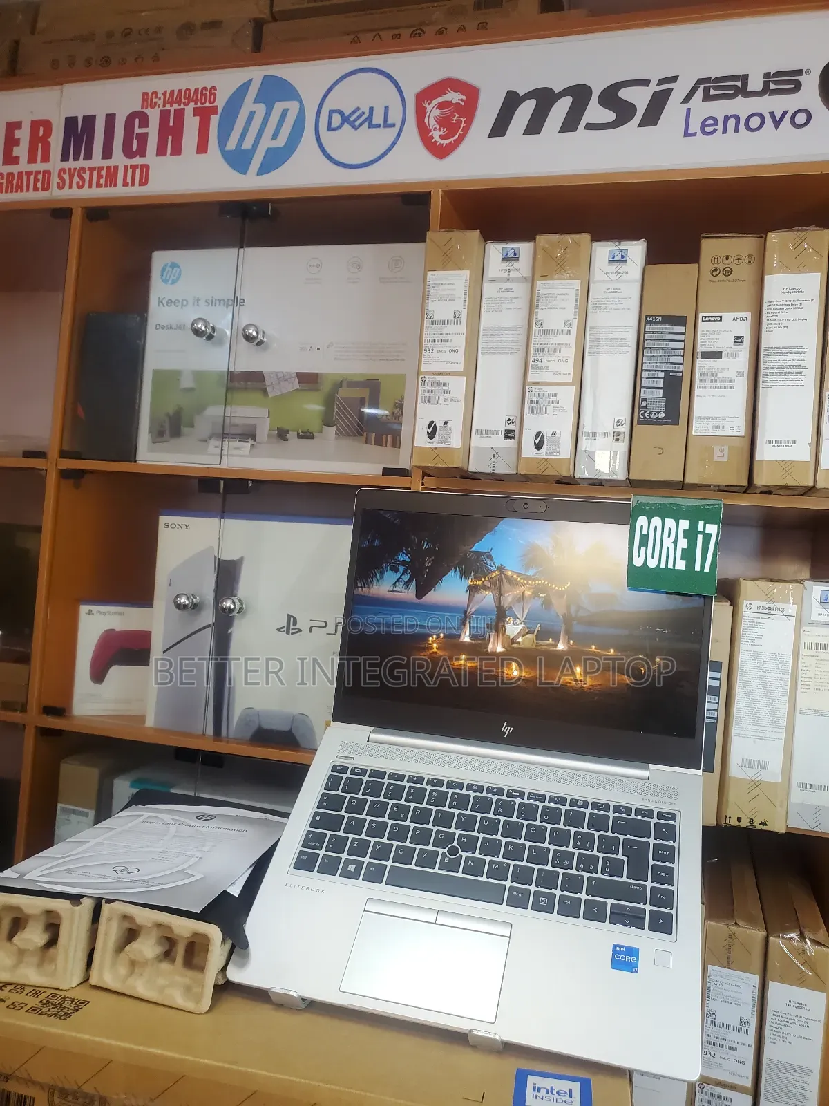 New Laptop HP EliteBook 830 G5 8GB Intel Core 7 SSD 256GB