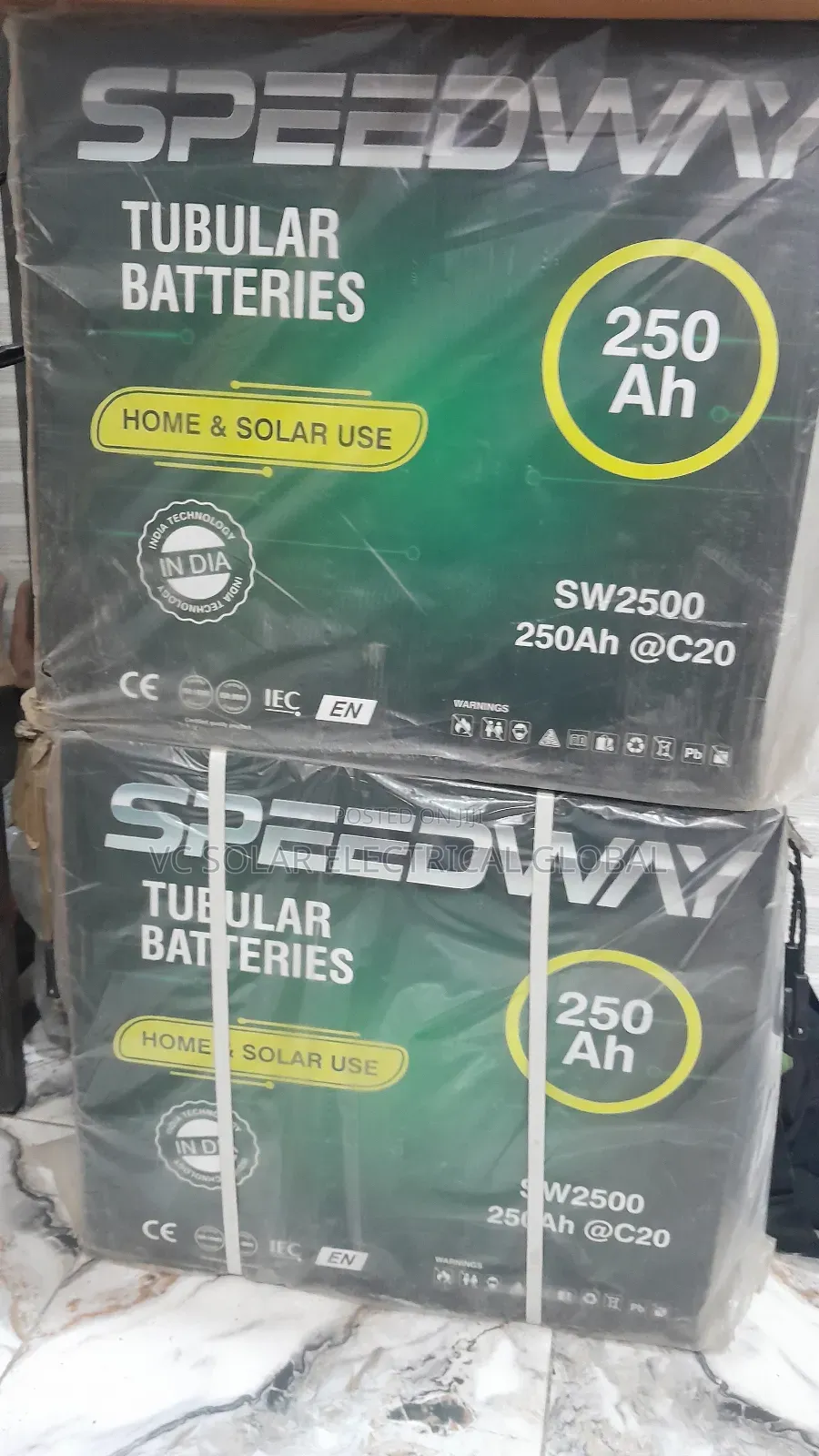 Speedway 250ah Tubular Battery (For Solar Home Use)