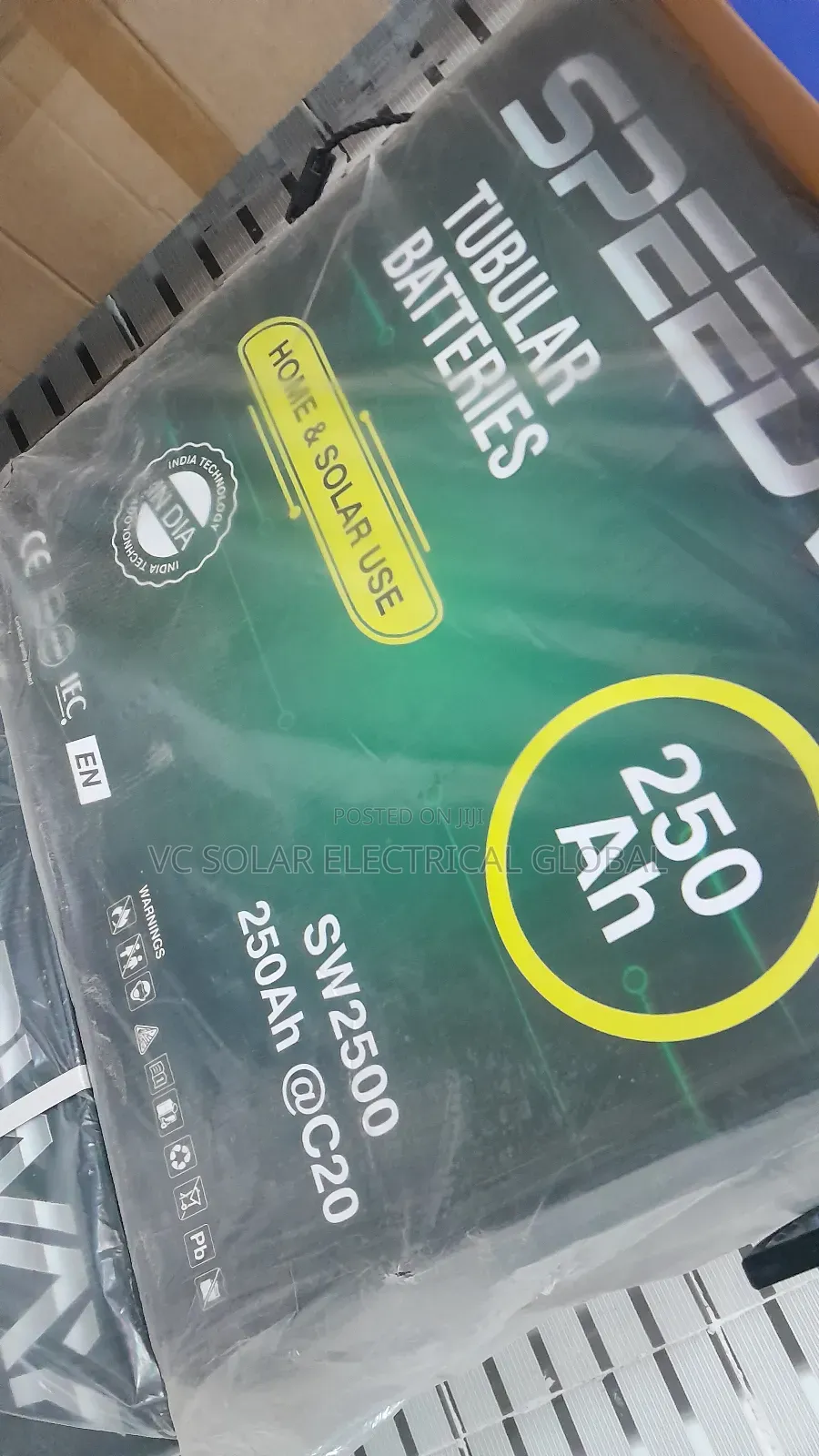 Speedway 250ah Tubular Battery (For Solar Home Use)