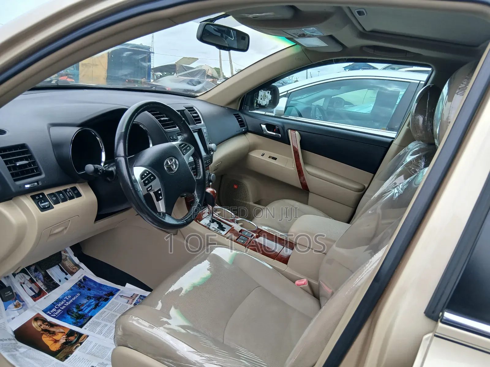 Toyota Highlander Limited 3.5l 4WD 2013 Gold