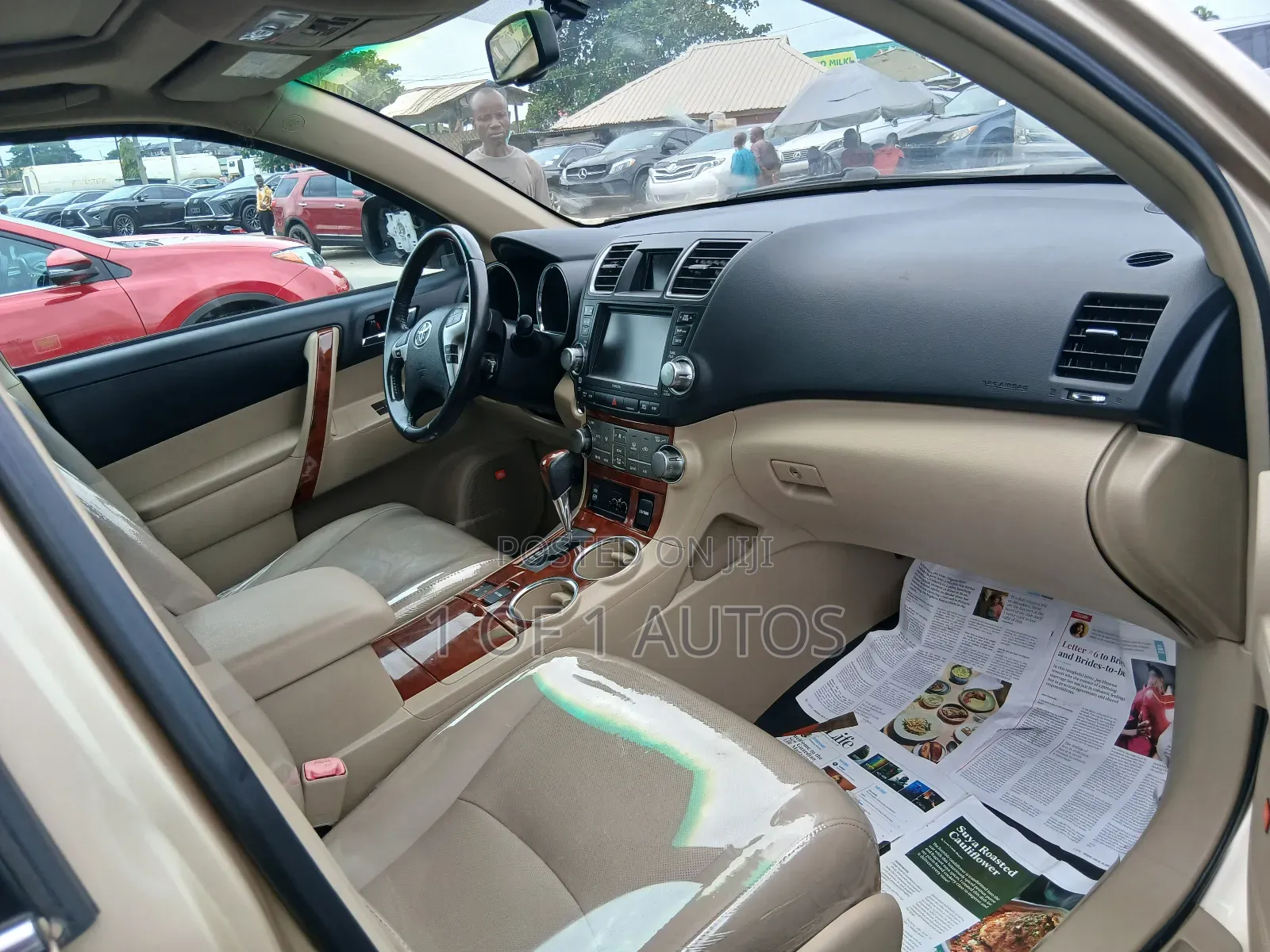 Toyota Highlander Limited 3.5l 4WD 2013 Gold