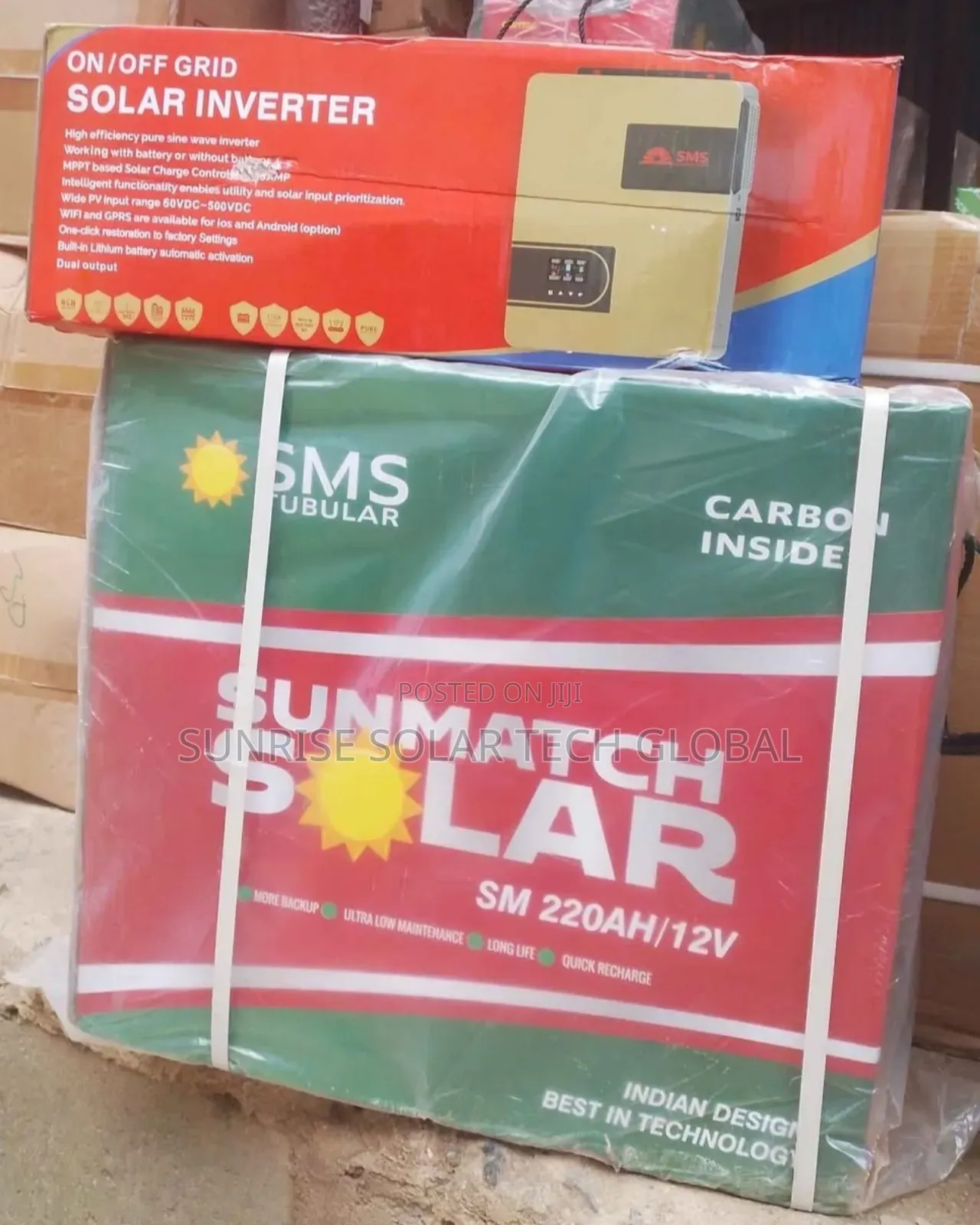 220a SMS Solar Tell Tubular Battery
