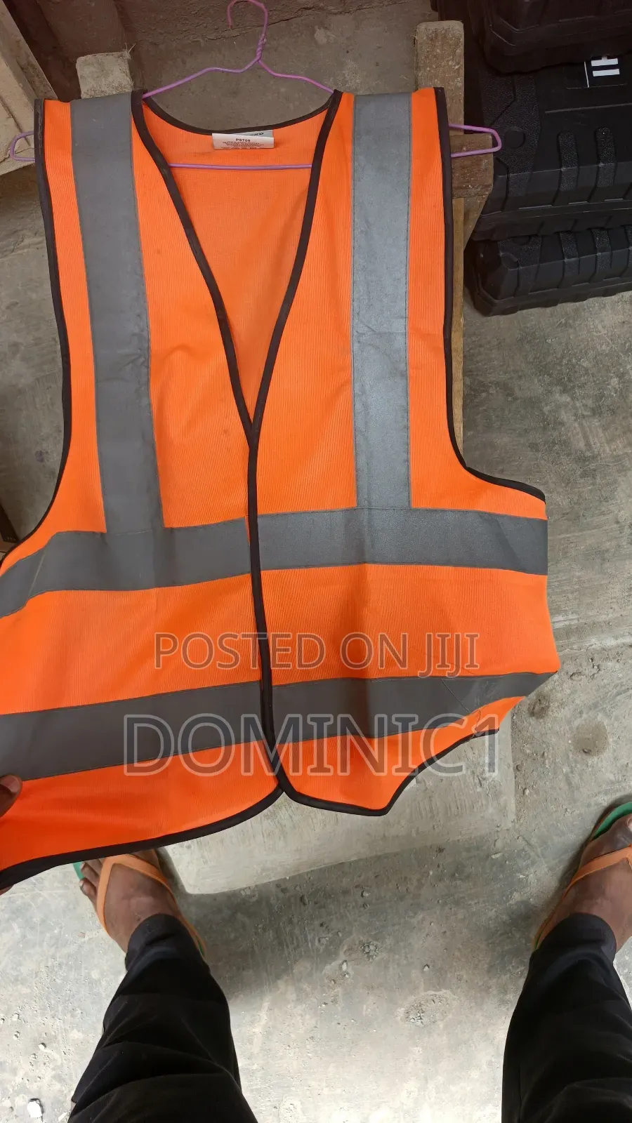 Reflective Safety Vest Orange And Lemon