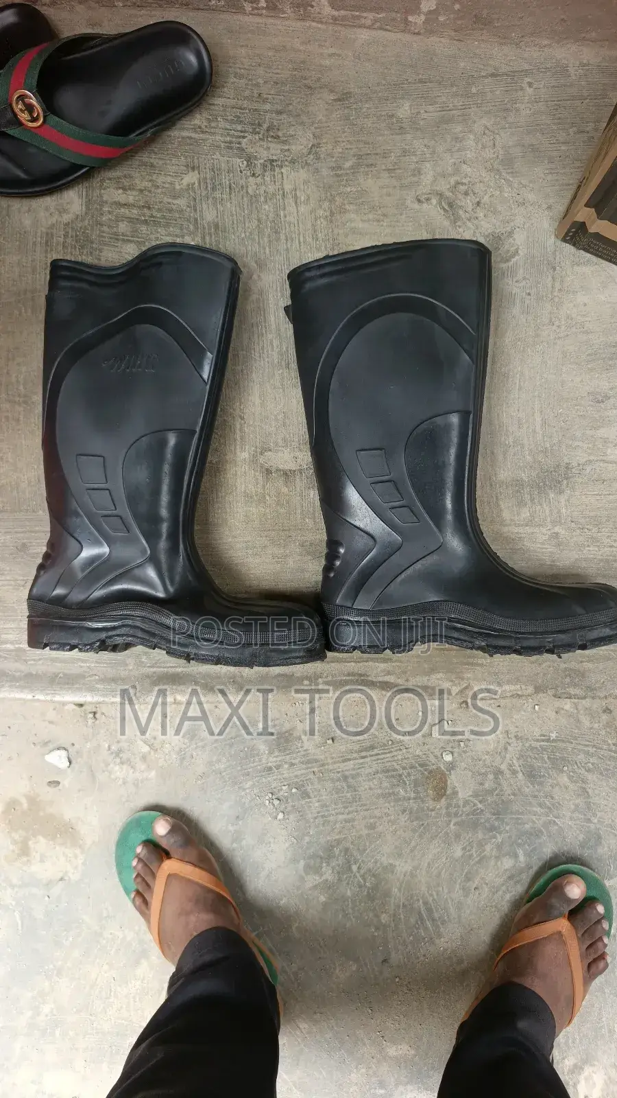 Black Rain Boots 42-46 Available