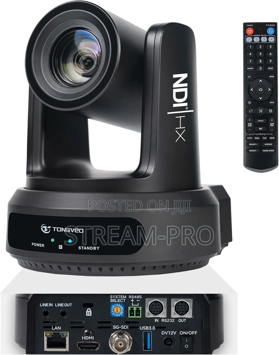 Tongveo Ndihx Ai Auto-Tracking PTZ Camera Sdi/Hdmi/Usb3.0/Lan Poe 30x