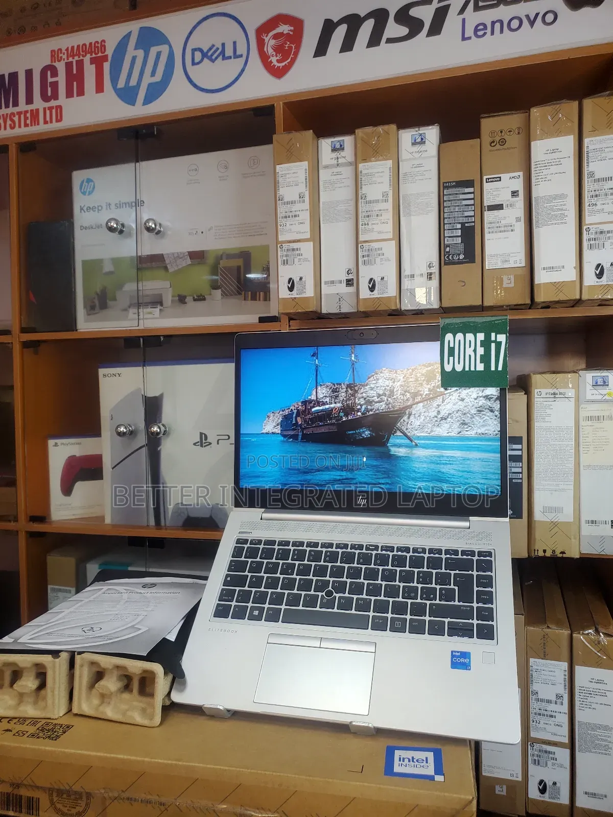 New Laptop HP EliteBook 830 G5 16GB Intel Core 7 SSD 256GB