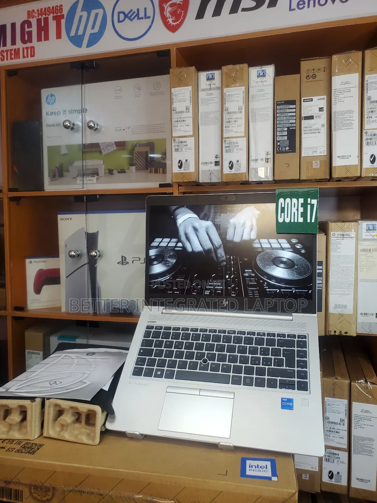 New Laptop HP EliteBook 830 G5 16GB Intel Core 7 SSD 256GB