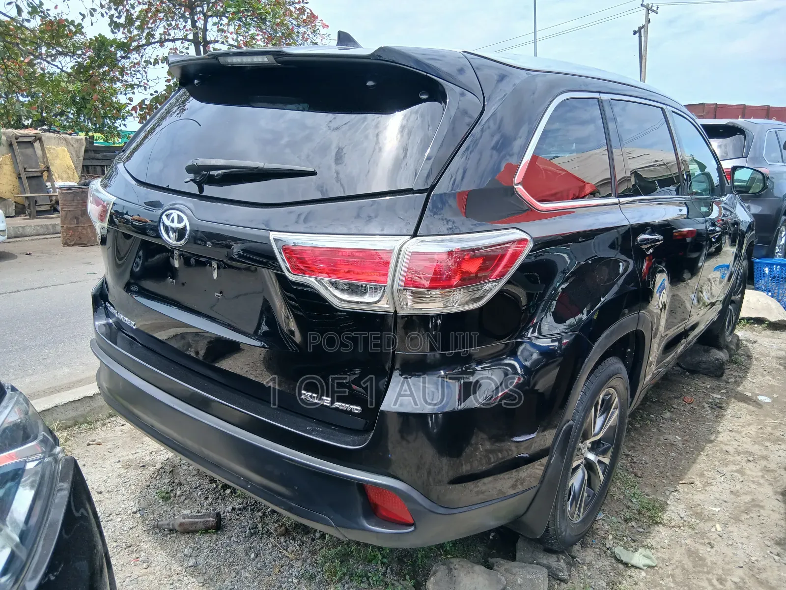 Toyota Highlander XLE V6 4x4 (3.5L 6cyl 6A) 2016 Black