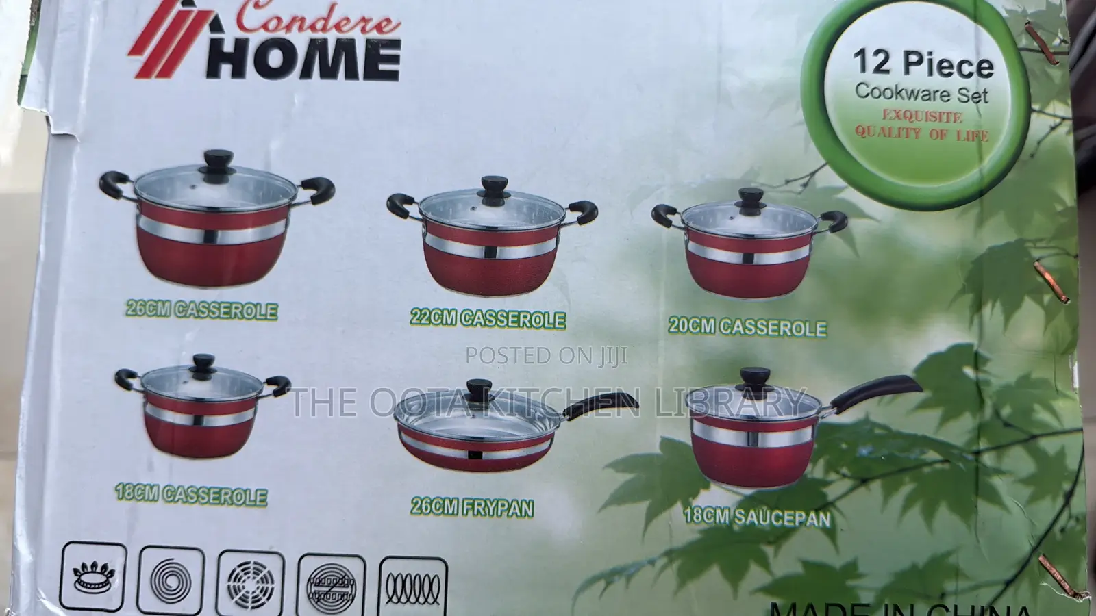 6 Set Stainless Steel Pot