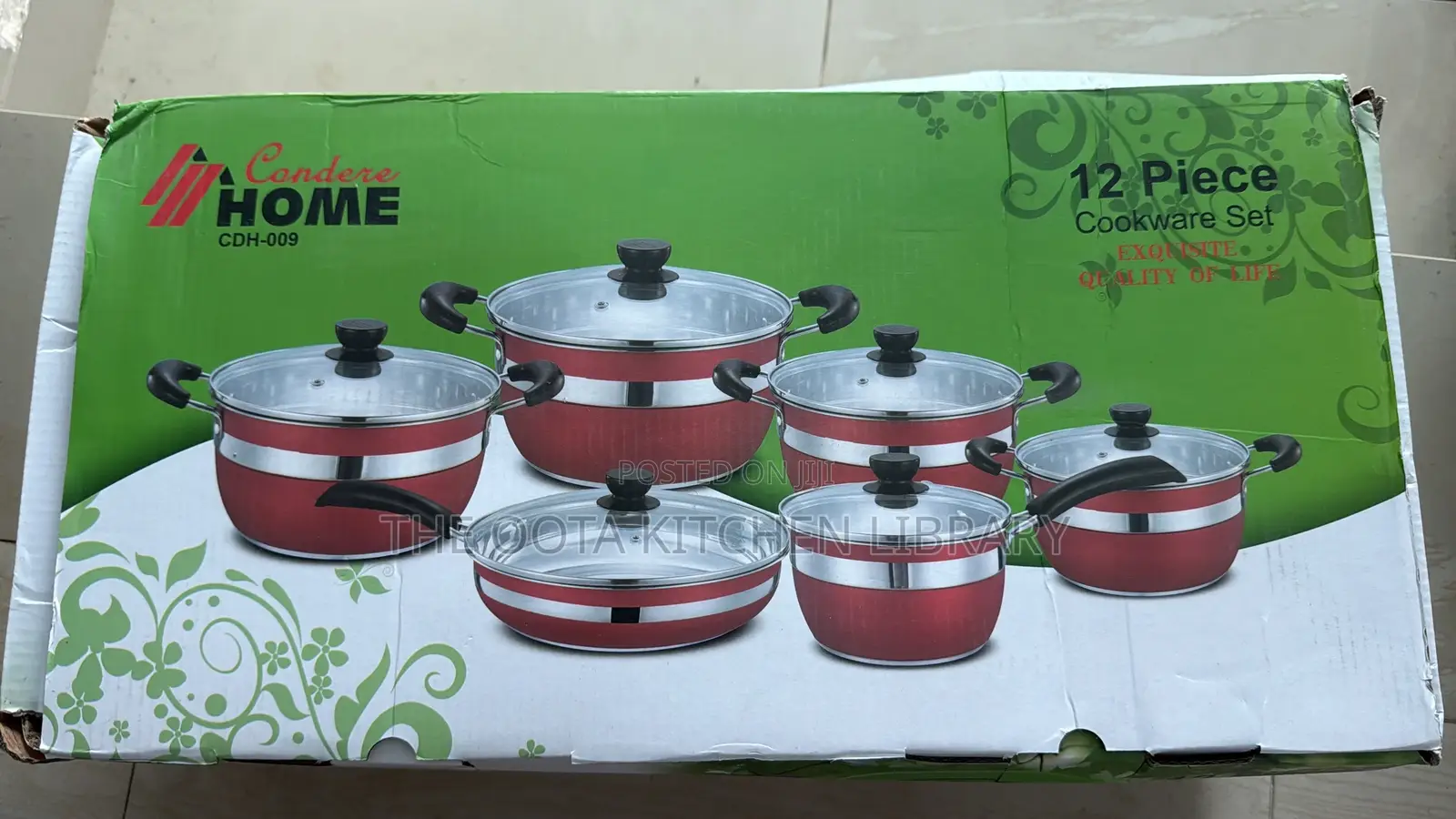 6 Set Stainless Steel Pot