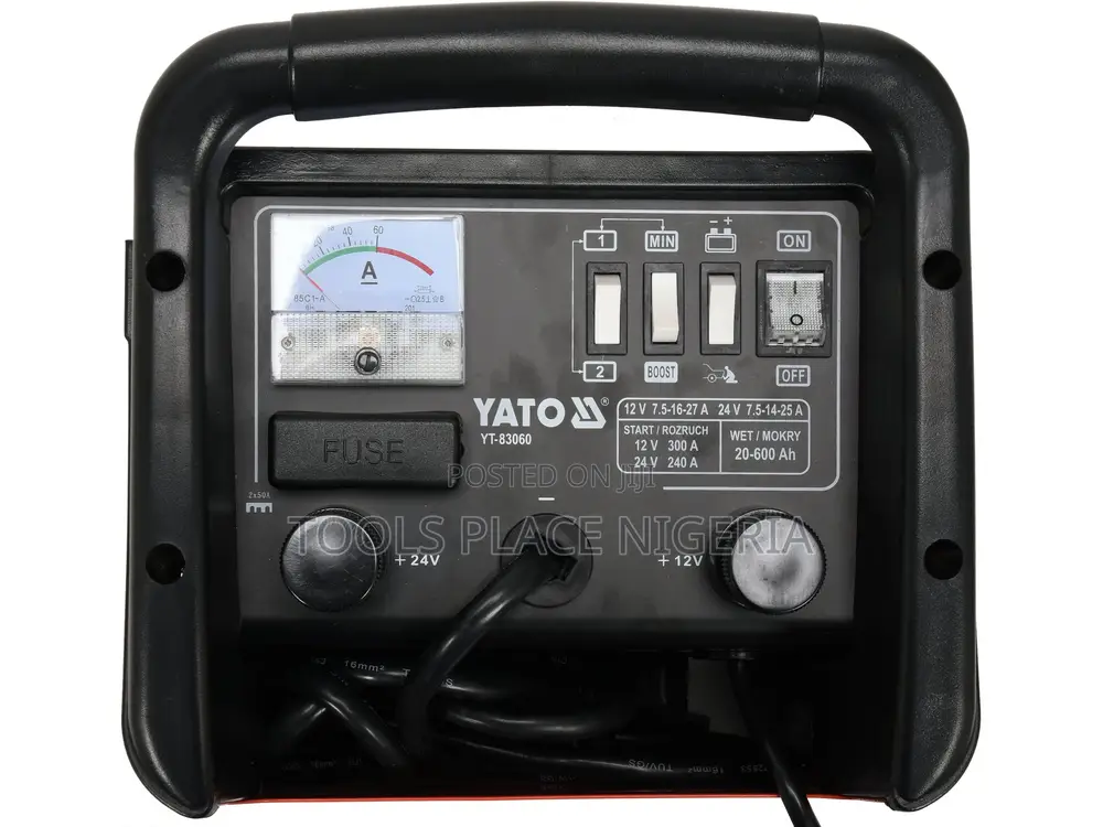 Battery Charger With Jump Starter 20-600ah