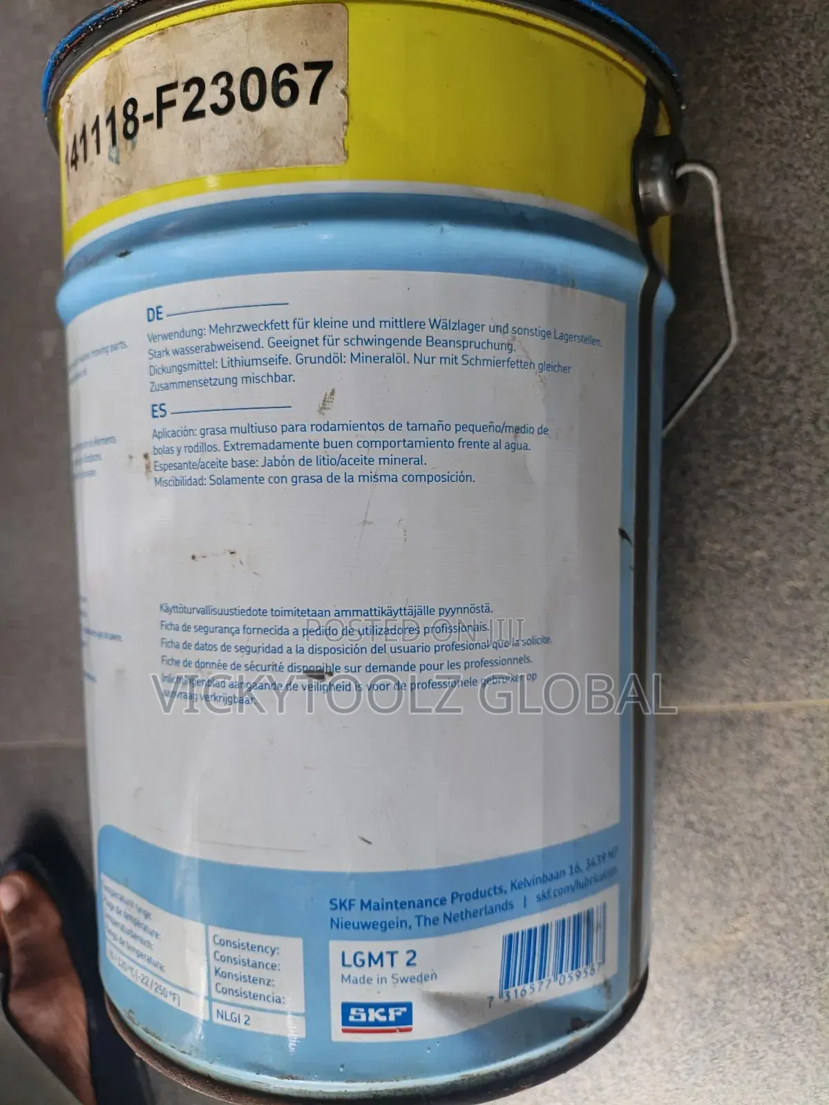 SKF Bearing Grease LGMT 2/5 General Purpose Grease 5kg