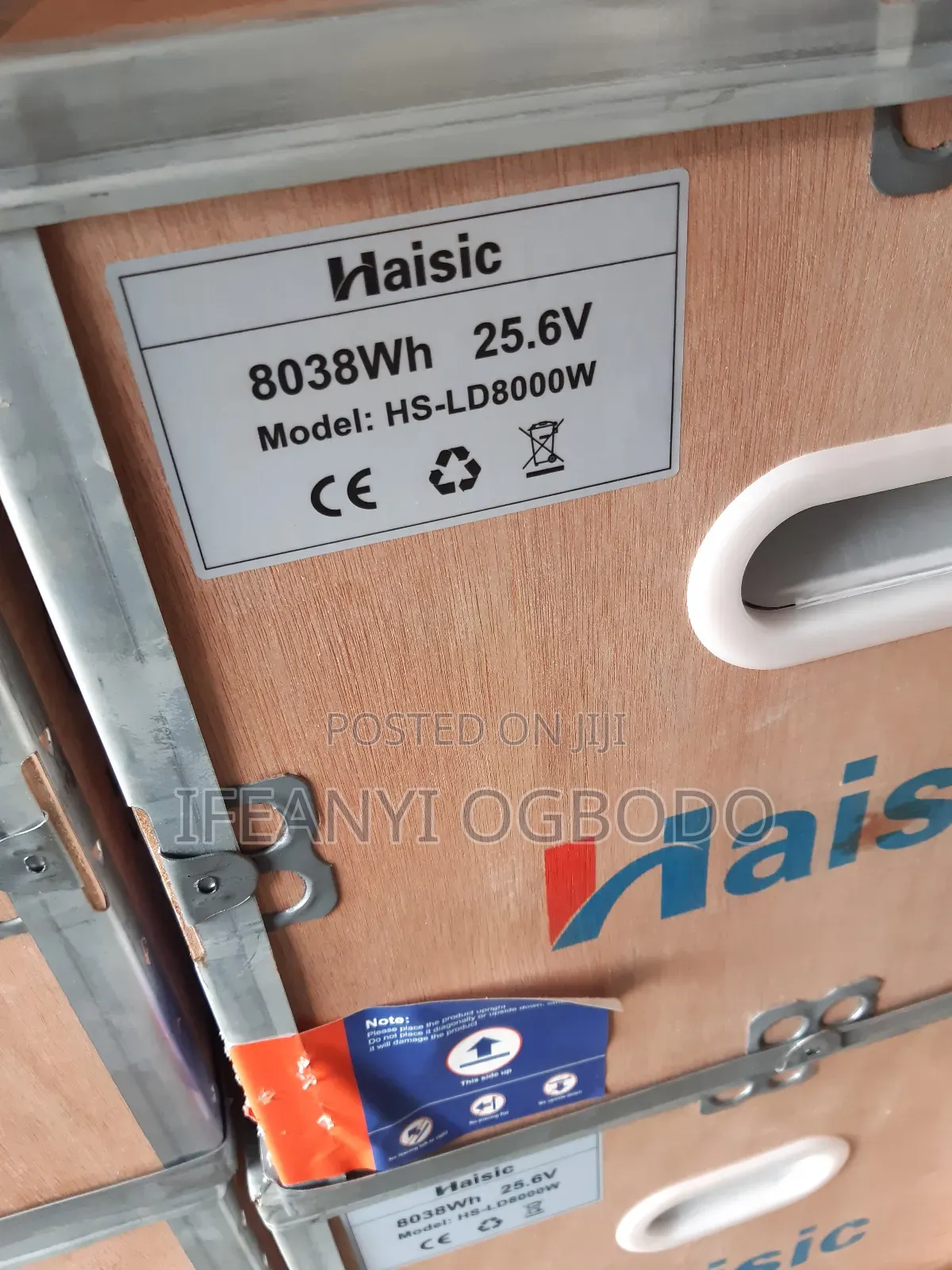 Haisic Lithium Battery 8kwh 24v Black