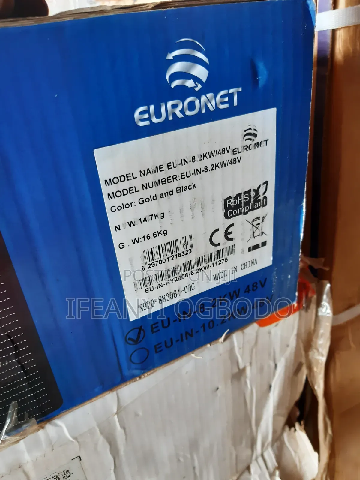 Euronet Solar Inverter 8.2kva 48v