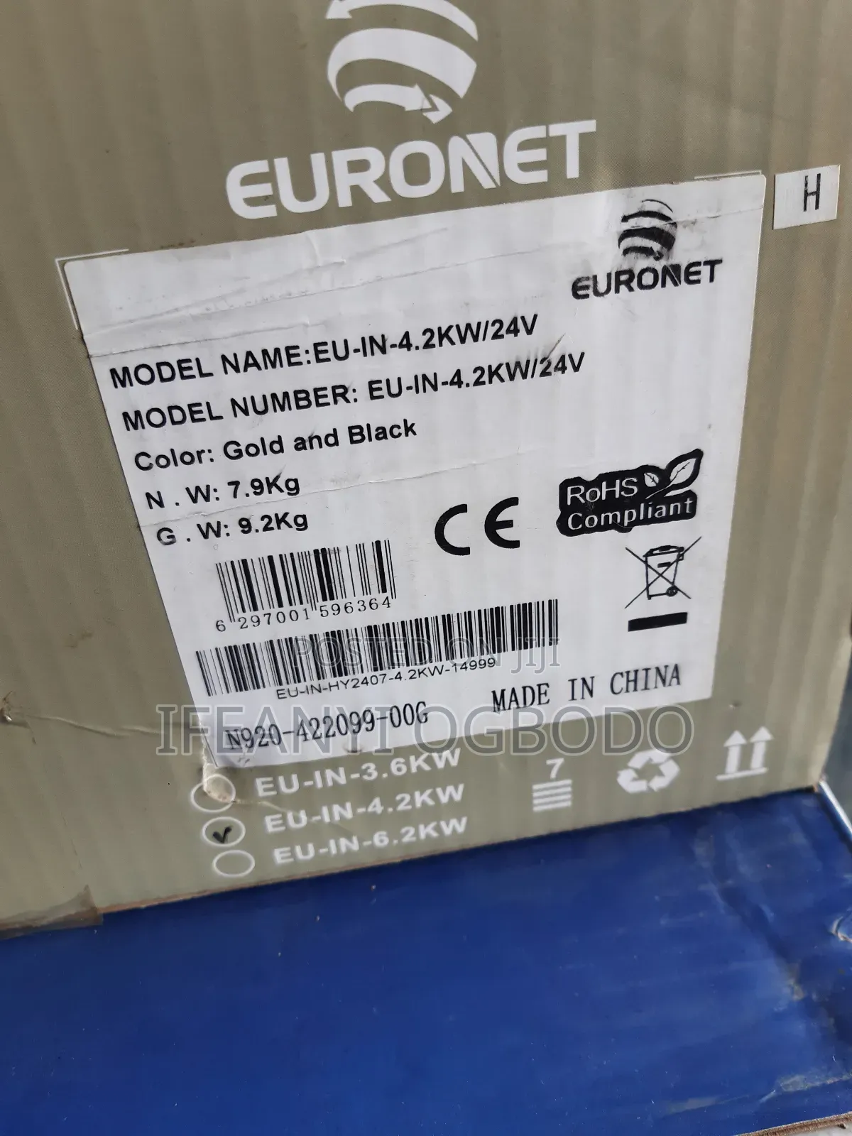 Euronet Solar Inverter 4.2kva 24v