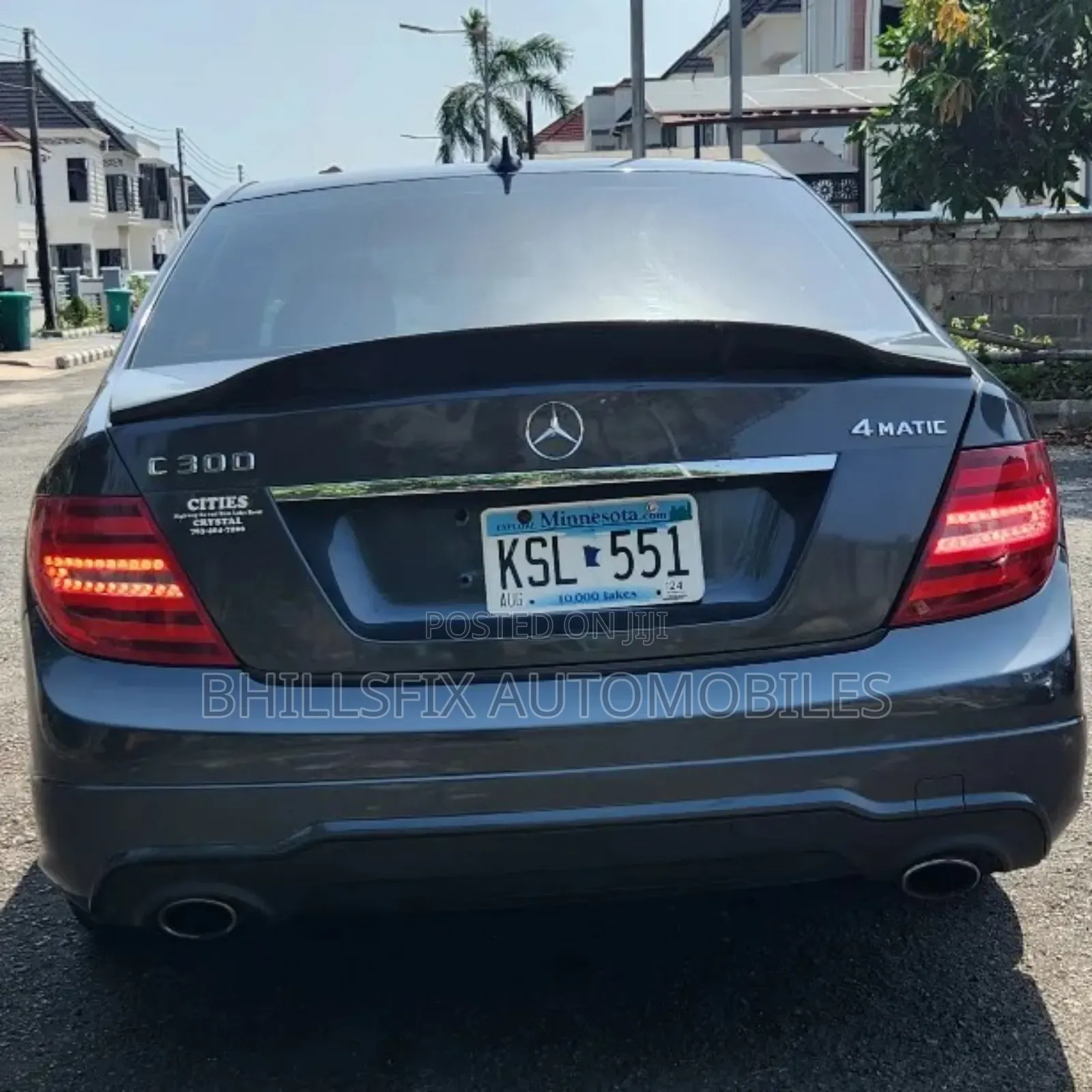 Mercedes-Benz C300 Sport 4Matic Sedan AWD (3.5L 6cyl 7A) 2013 Gray