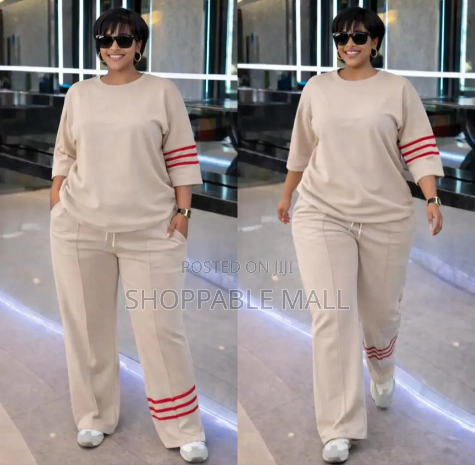 Cute Female Up and Down Trouser