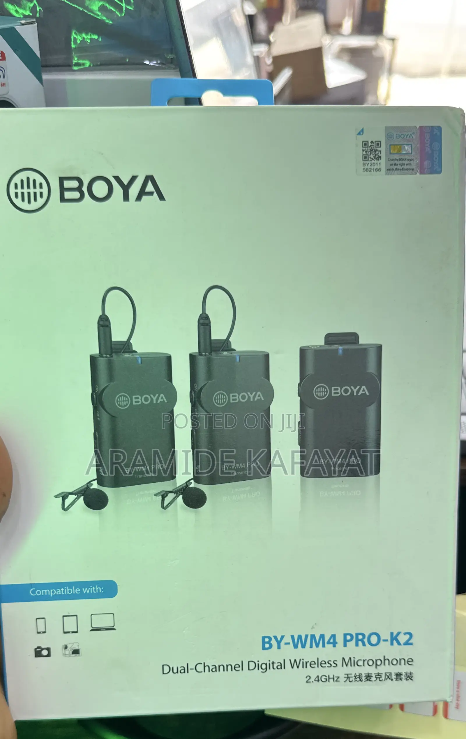 Boya by Wm4 Pro- Wireless Microphone