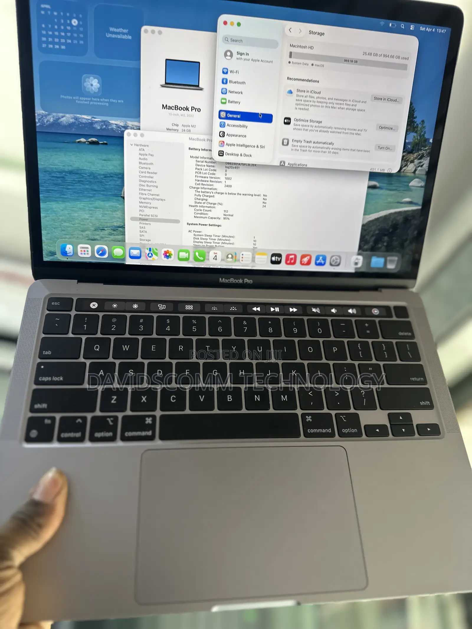 Laptop Apple MacBook Pro 2022 M2 24GB Apple M2 SSD 1T