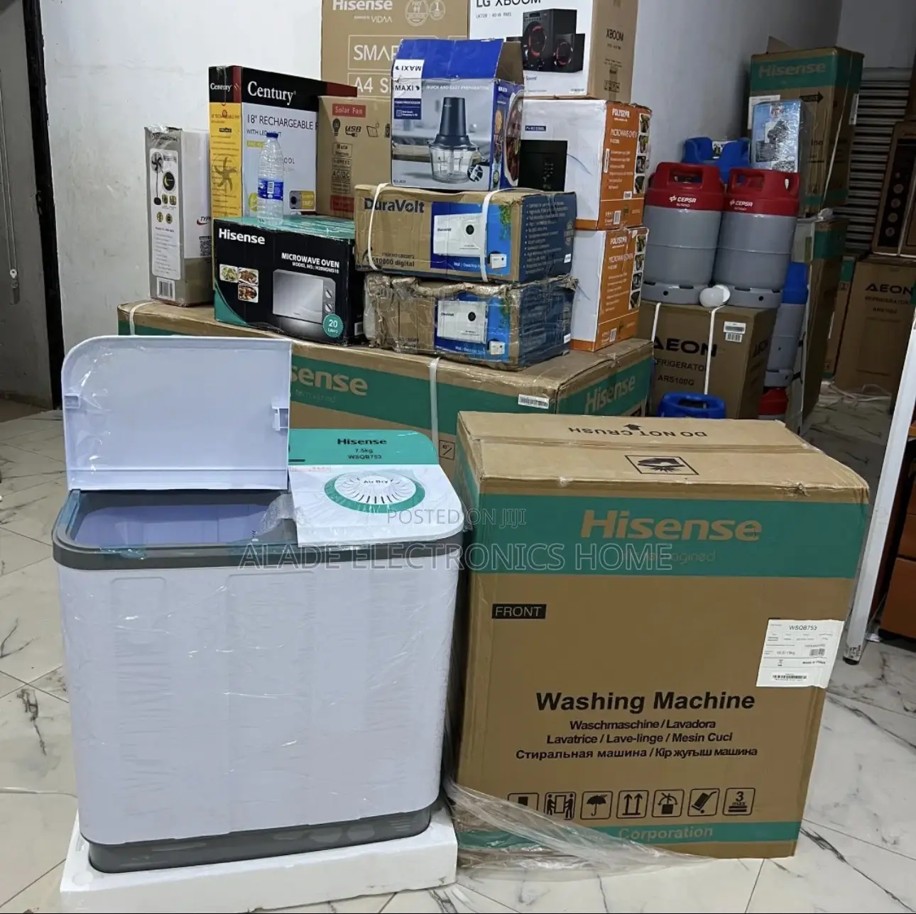 Hisense Twin Tub Washing Machine 11kg, 7.5kg 10yrs Waranty