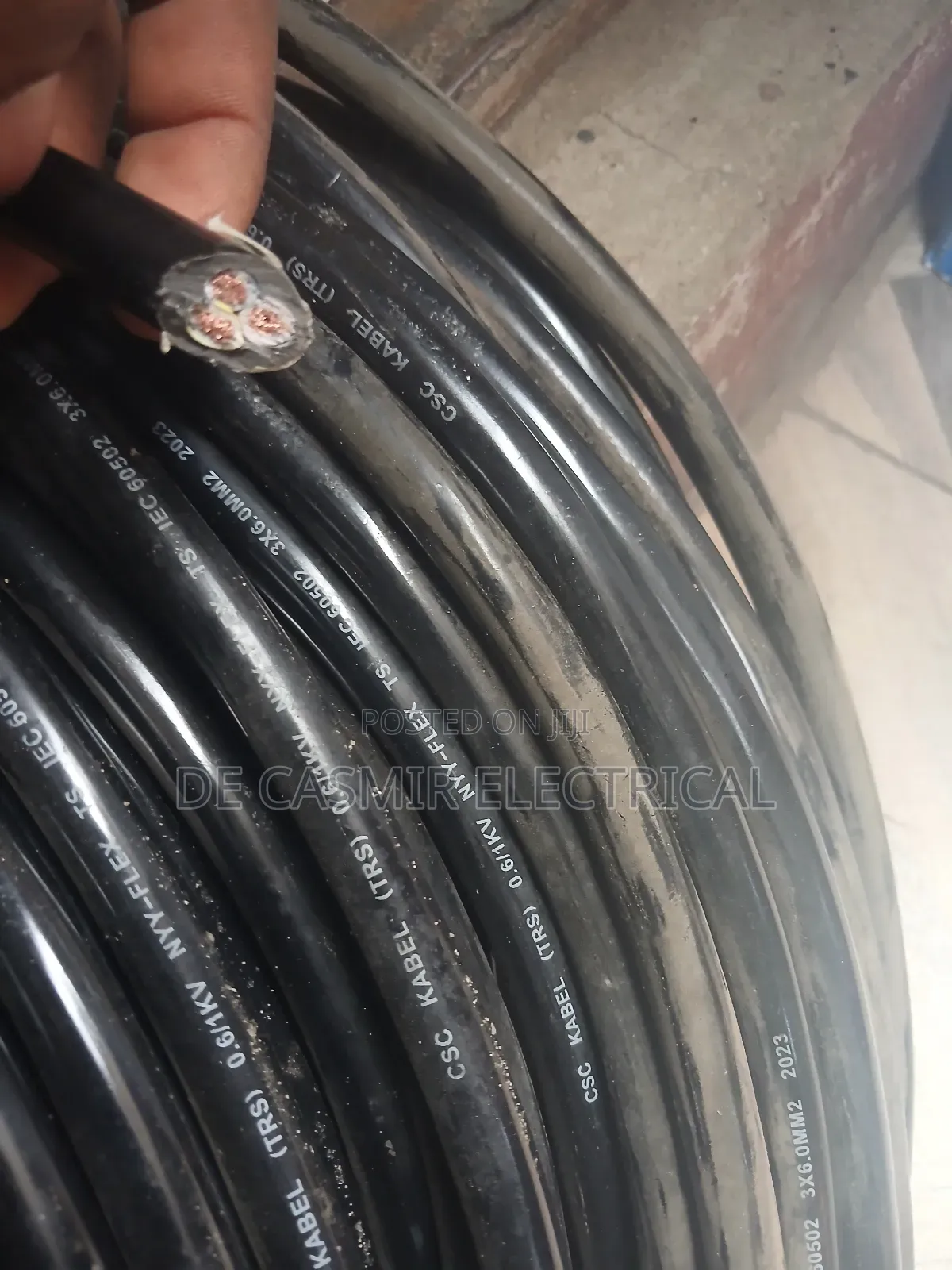 3x6mm2 PVC/PVC Flexible Kablo