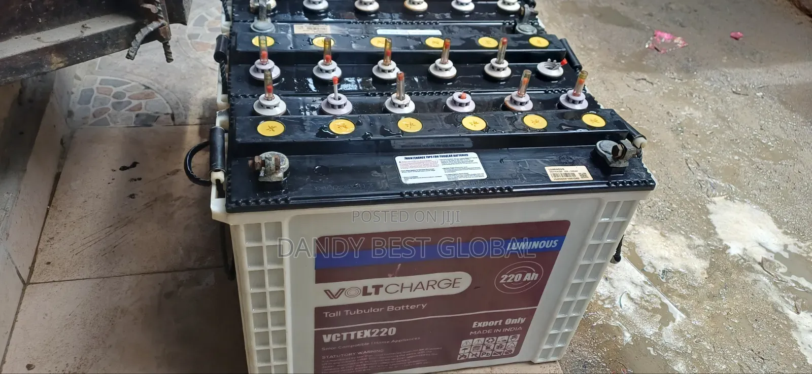 Luminous Voltcharge Tubular Battery 220ah Made in India