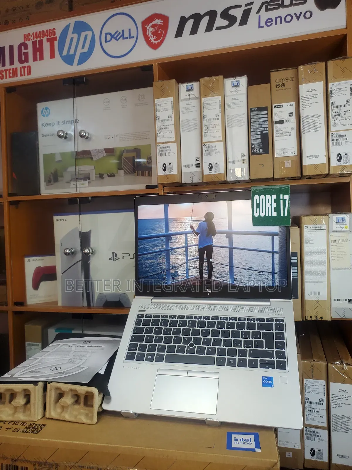 New Laptop HP EliteBook 830 G5 12GB Intel Core 7 SSD 256GB